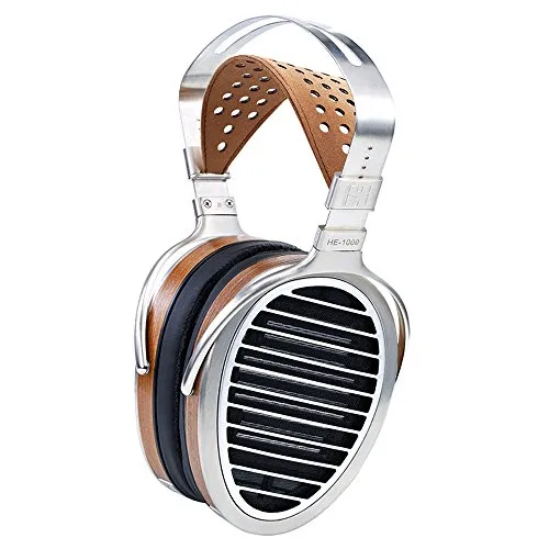 HIFIMAN HE1000 Over Ear Planar Magnetic Headphones - Nanometer Diaphragm, Open Back Design