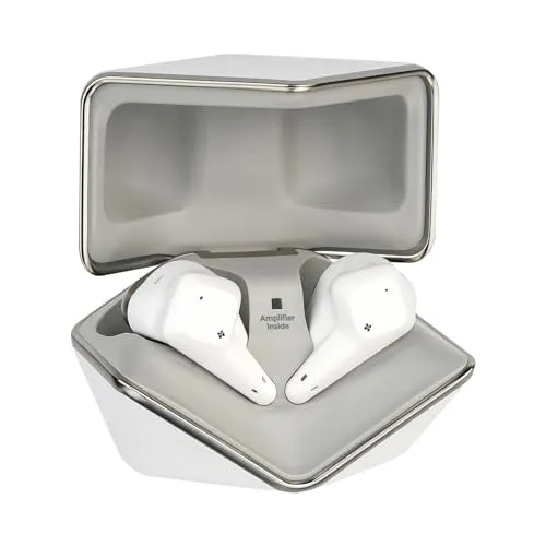 HIFIMAN SVANAR Wireless Jr Noise Cancelling Bluetooth Earphones - White, IPX5, 32hrs Playtime