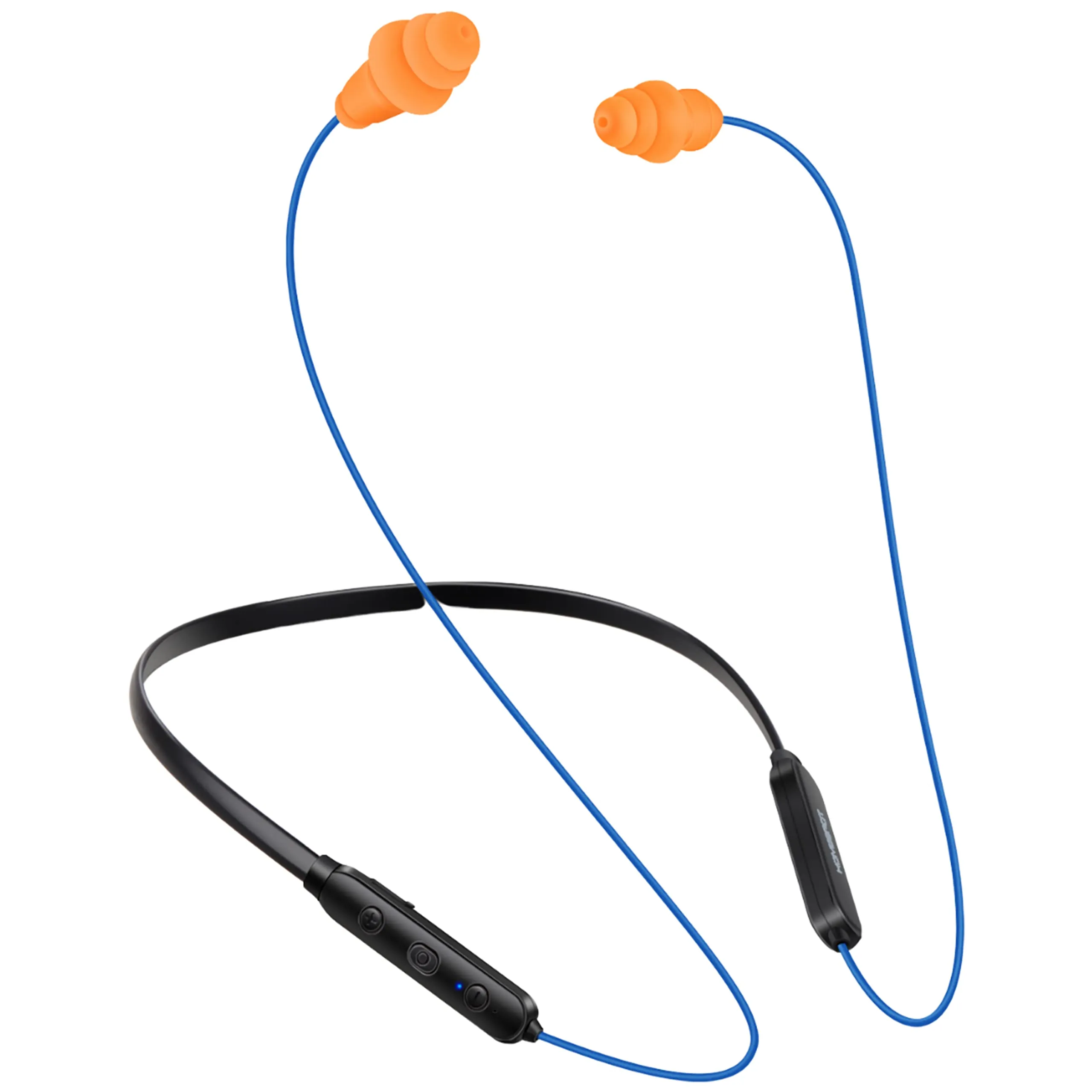 HomeSpot Noise Reduction Wireless Neckband Headphones - 27dB NRR, Bluetooth 5.1, 20H Playtime