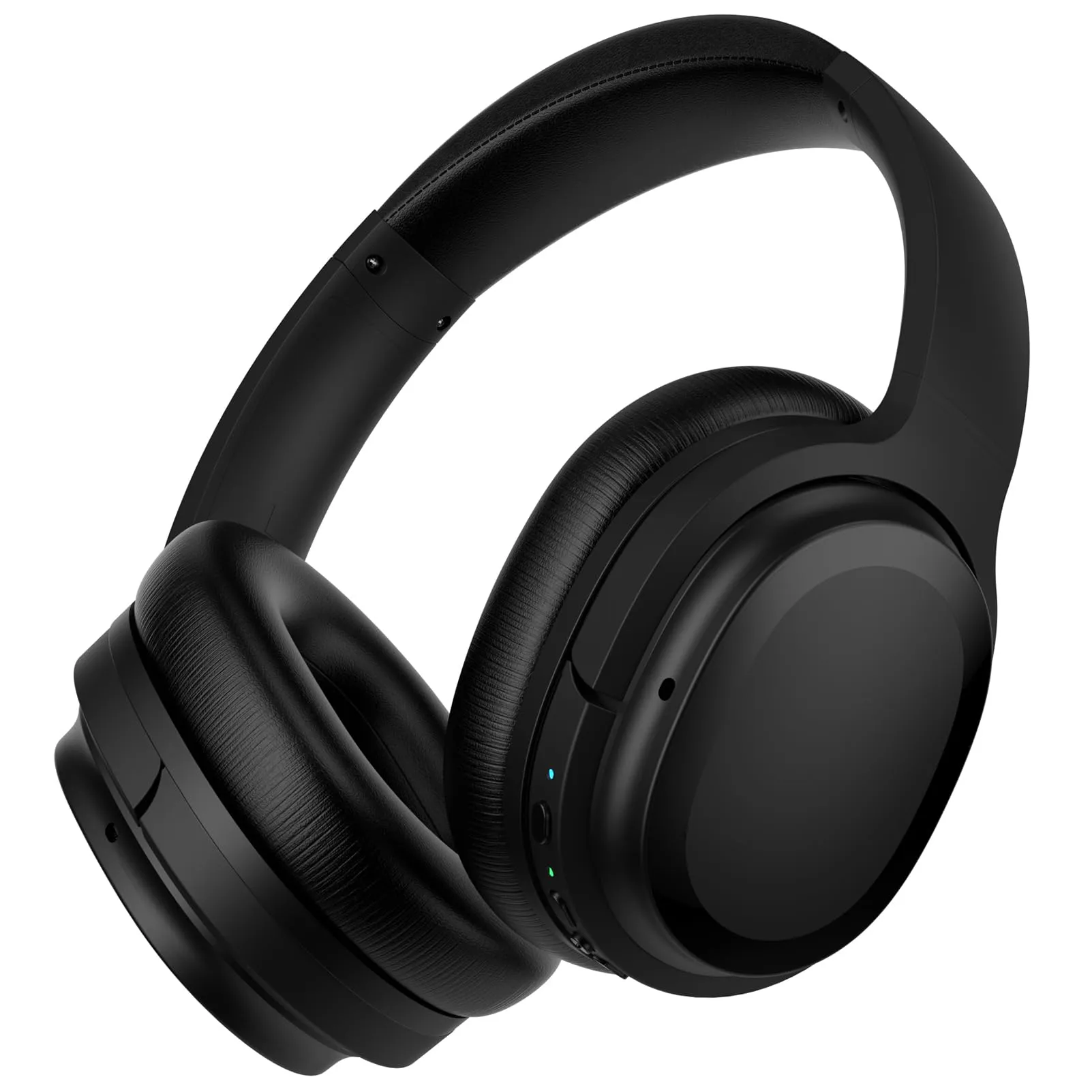 Hybrid Active Noise Cancelling Bluetooth Headphones, 30H Playtime, Immersive Sound, True Black