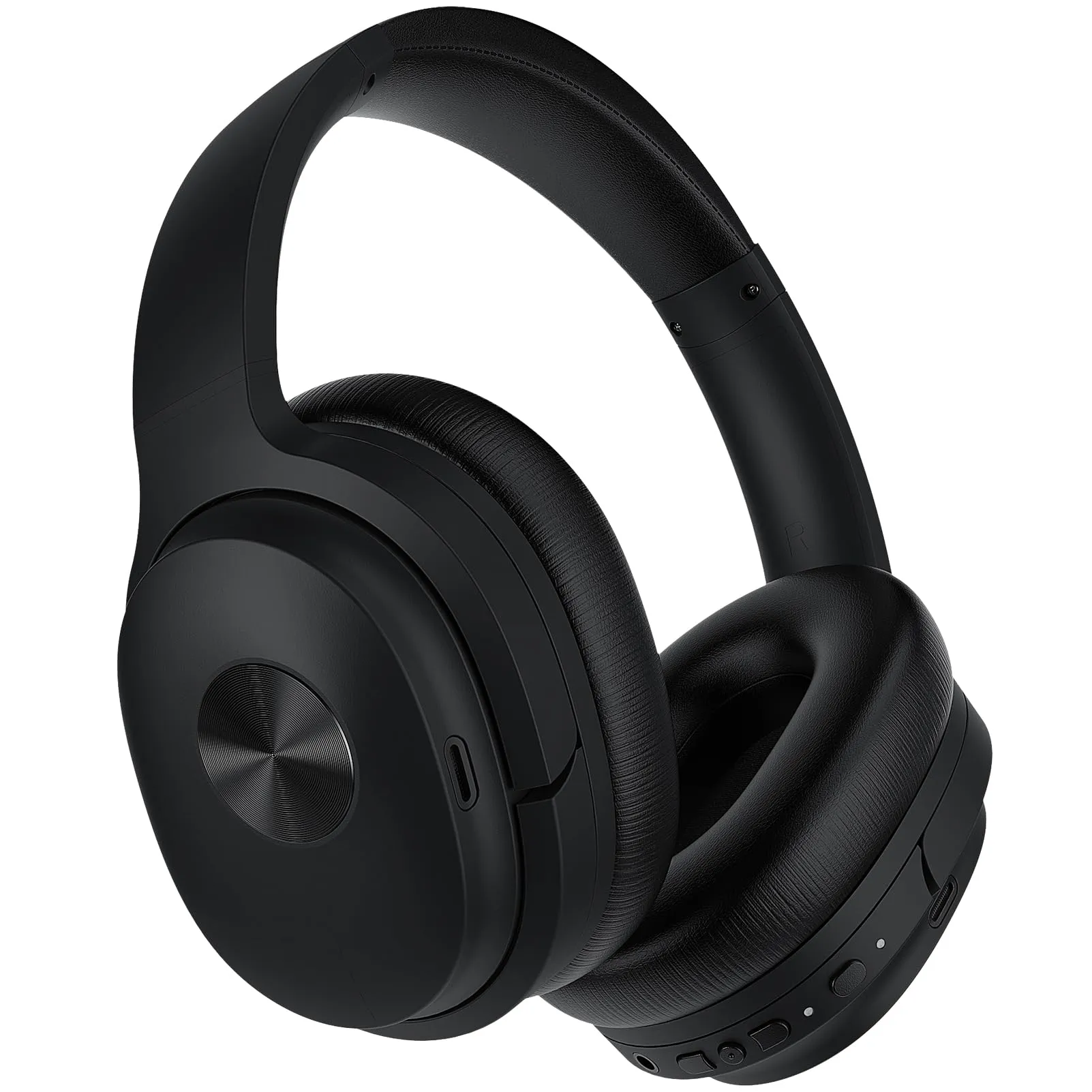 Hybrid Active Noise Cancelling Headphones - Bluetooth Wireless, ENC Clear Calls, 30Hrs, Black