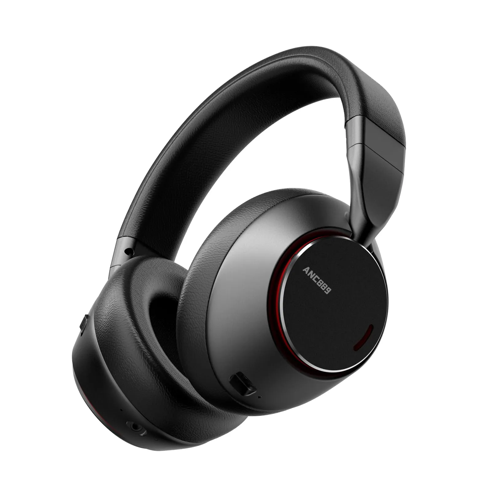 Hybrid Active Noise Cancelling Headphones with Microphone, HiFi Stereo Over-Ear, Deep Bass