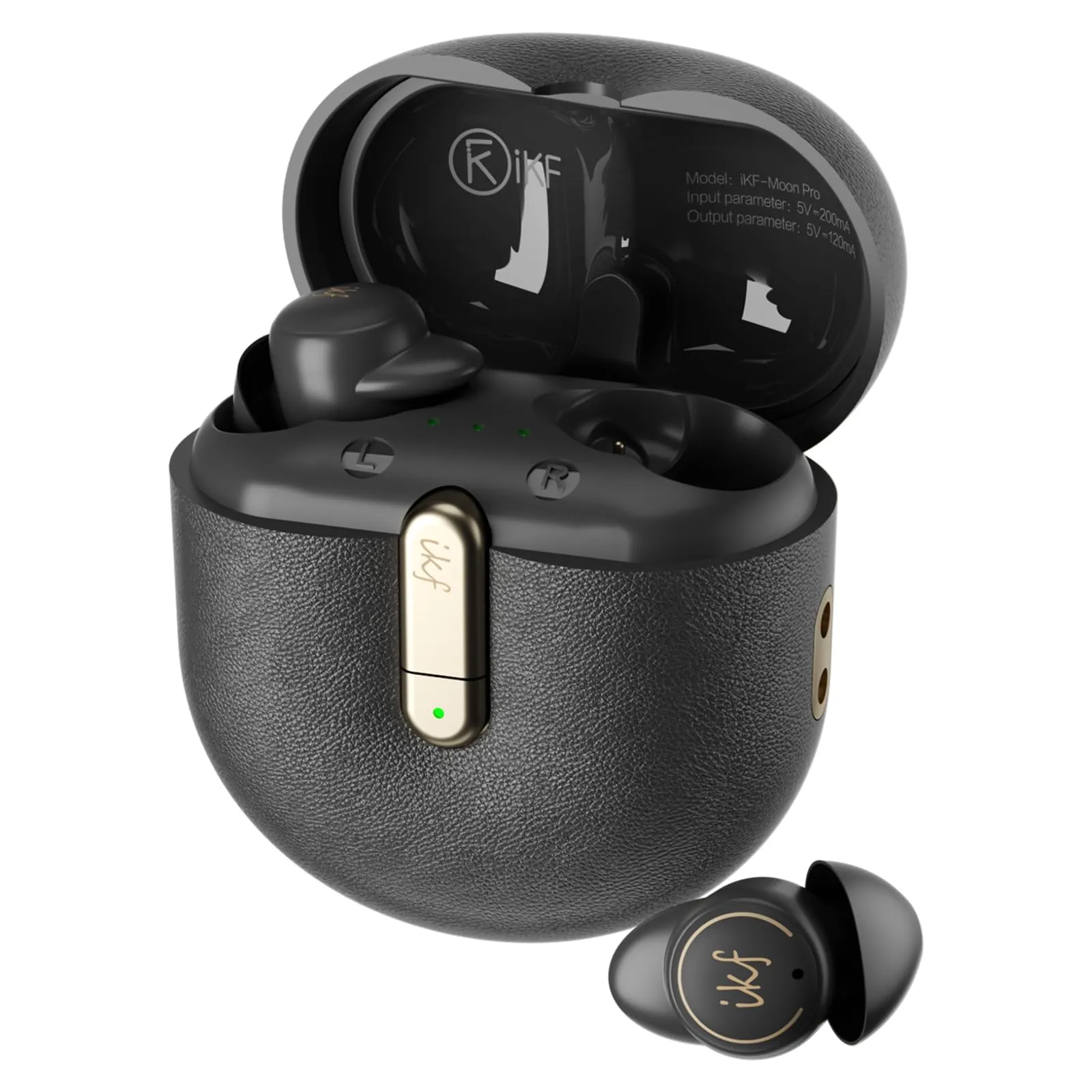 iKF-Moon Pro Wireless Sleep Earbuds - Bluetooth 5.3, Lightweight, Noise Cancellation, Black