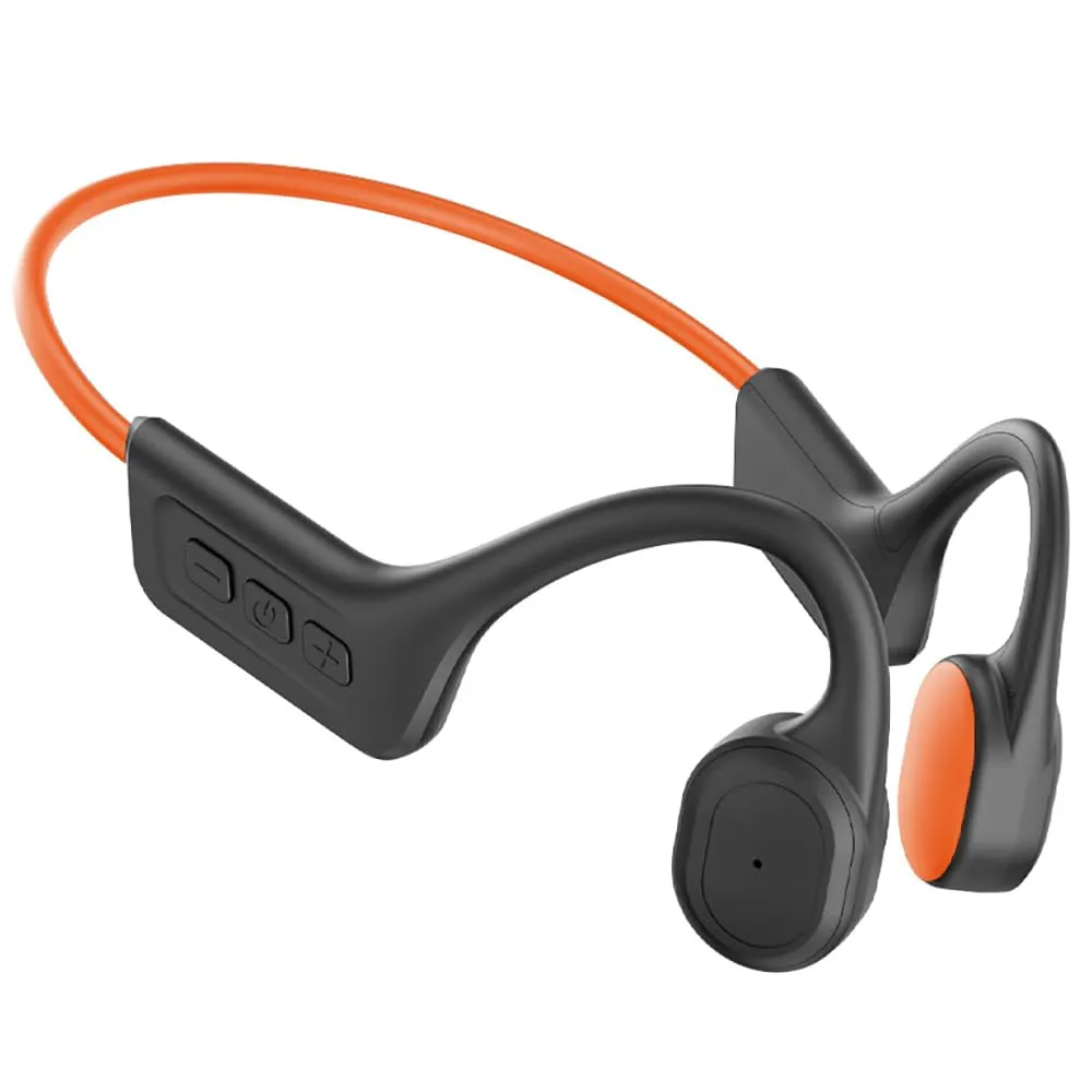 IKXO Bone Conduction Headphones Bluetooth 5.3, IPX6 Waterproof, 8 Hours Playtime, Ergonomic Fit