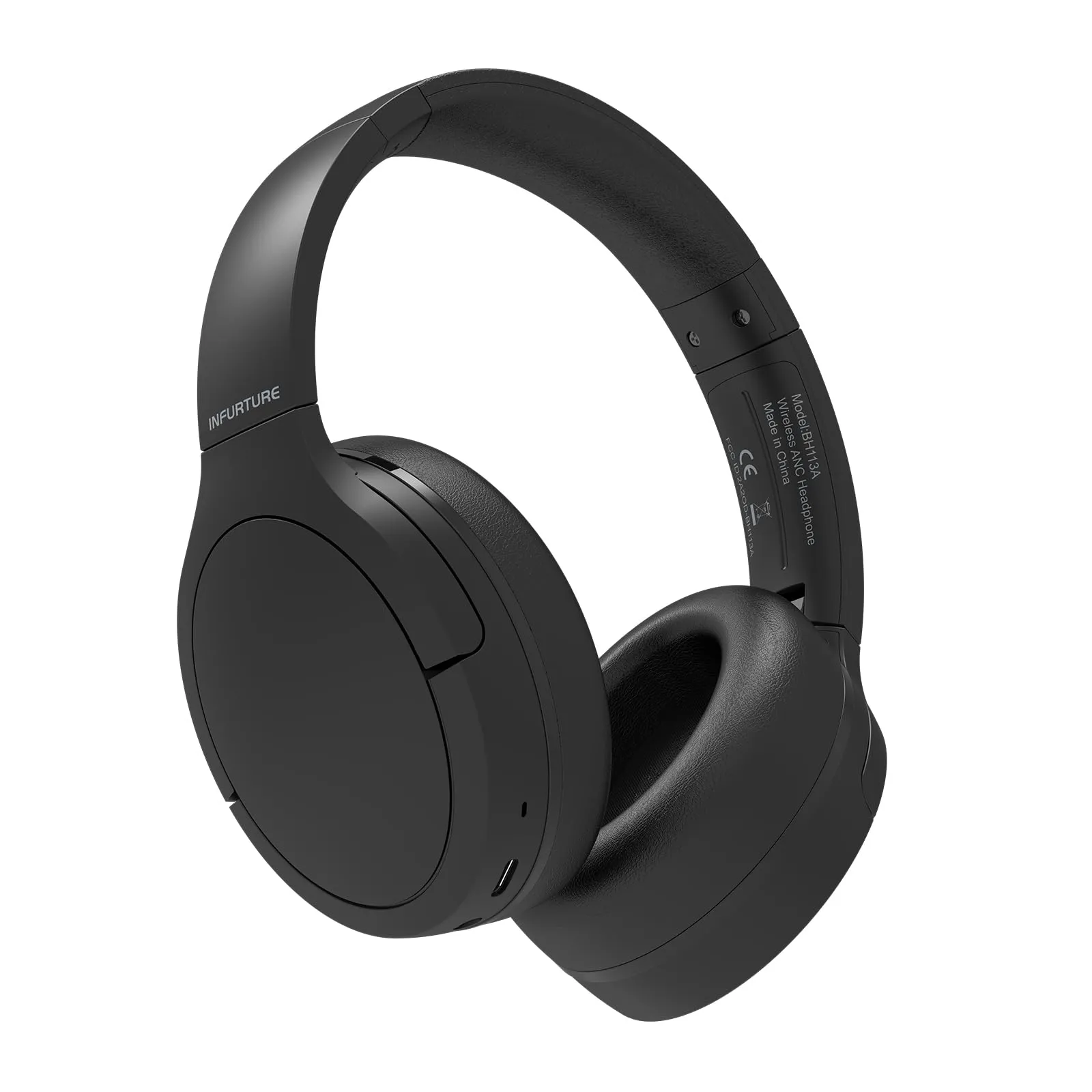 INFURTURE Q2 Active Noise Cancelling Headphones, Wireless Bluetooth, 80H Playtime, Deep Bass