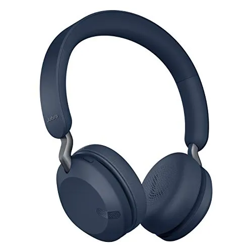 Jabra Elite 45h Navy – Wireless On-Ear Headphones with 50-Hour Battery & Superior Sound