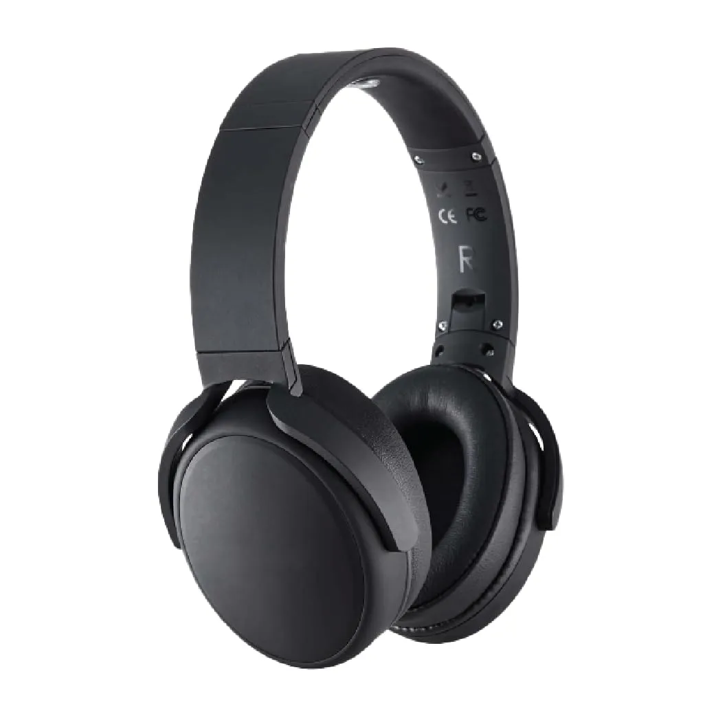 Jam Over-Ear Wireless Headphones, Active Noise Cancellation, Sweatproof, 12-Hour Playback, Black