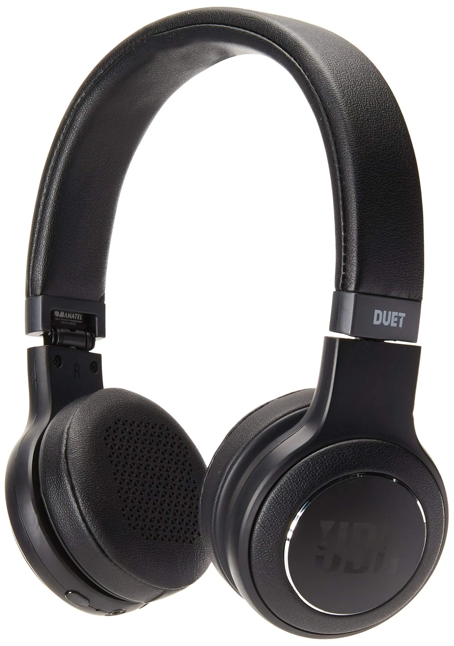 JBL Duet Bluetooth Wireless On-Ear Headphones - Black, 16-Hour Battery Life, Certified Refurbished