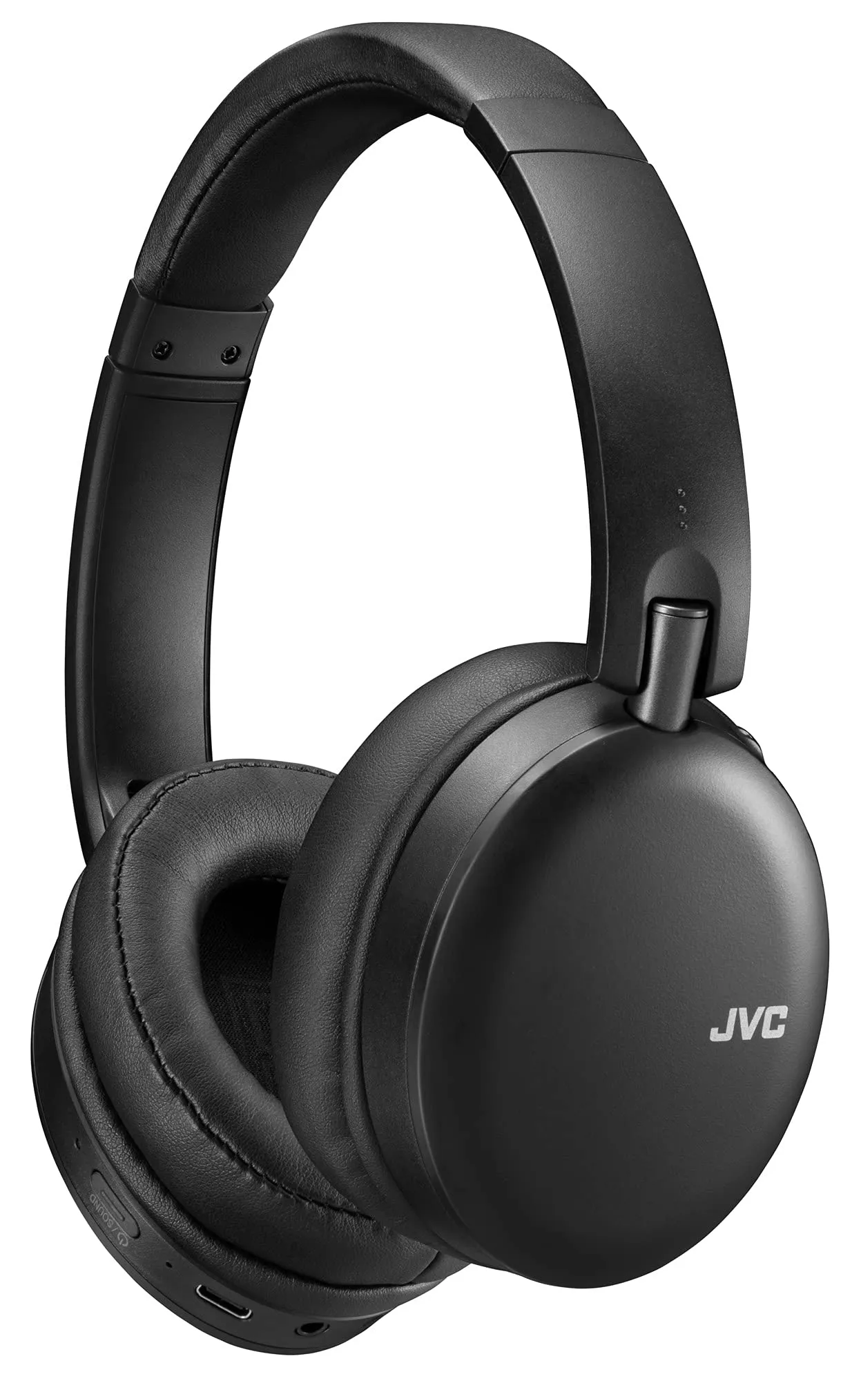 JVC HAS91NB Noise Cancelling Wireless Headphones, Bluetooth 5.0, 42 Hours Battery, Black