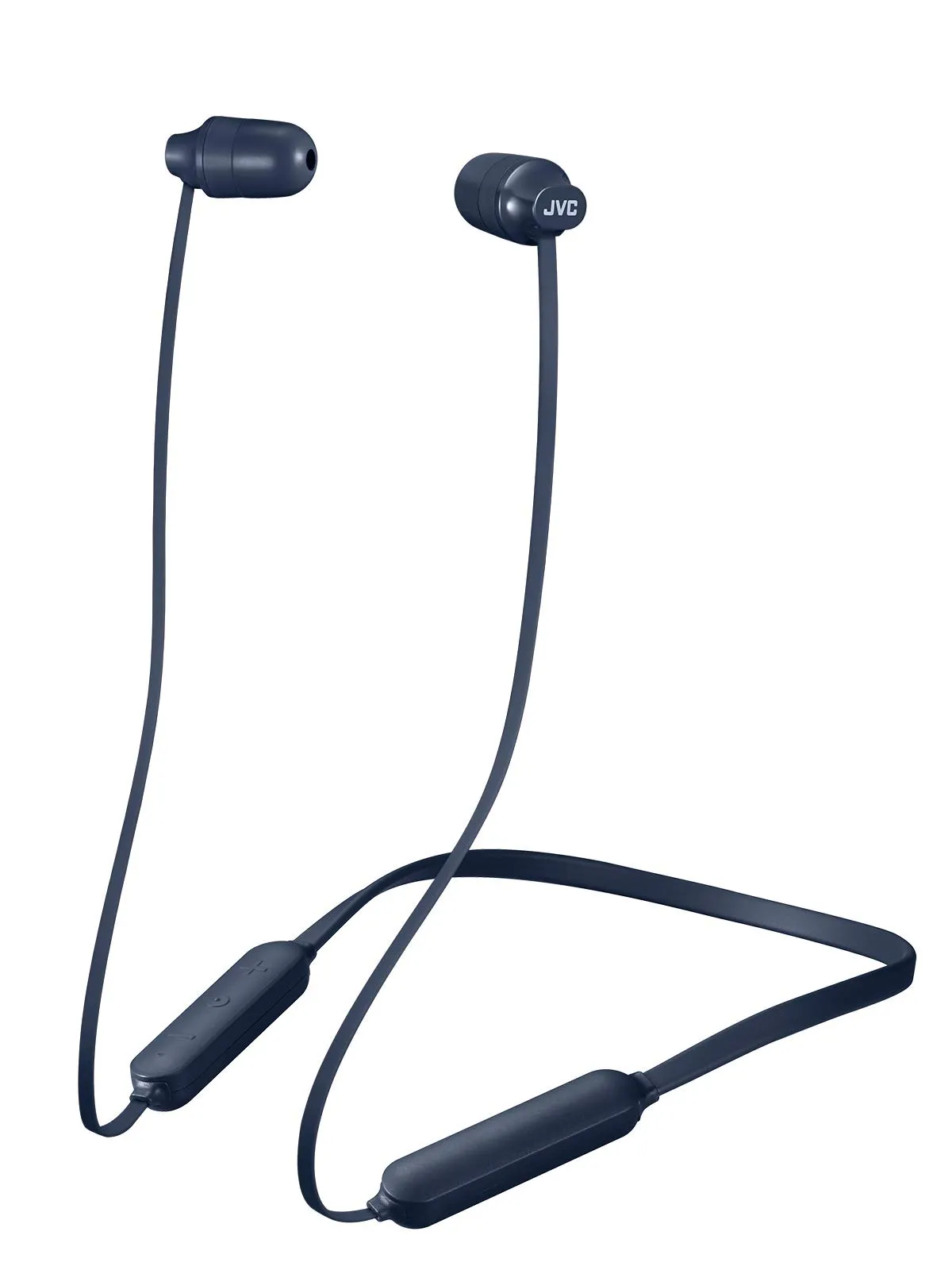 JVC Marshmallow Wireless Earbud Headphones, IPX4 Water Resistant, 8-Hour Battery, Indigo Blue