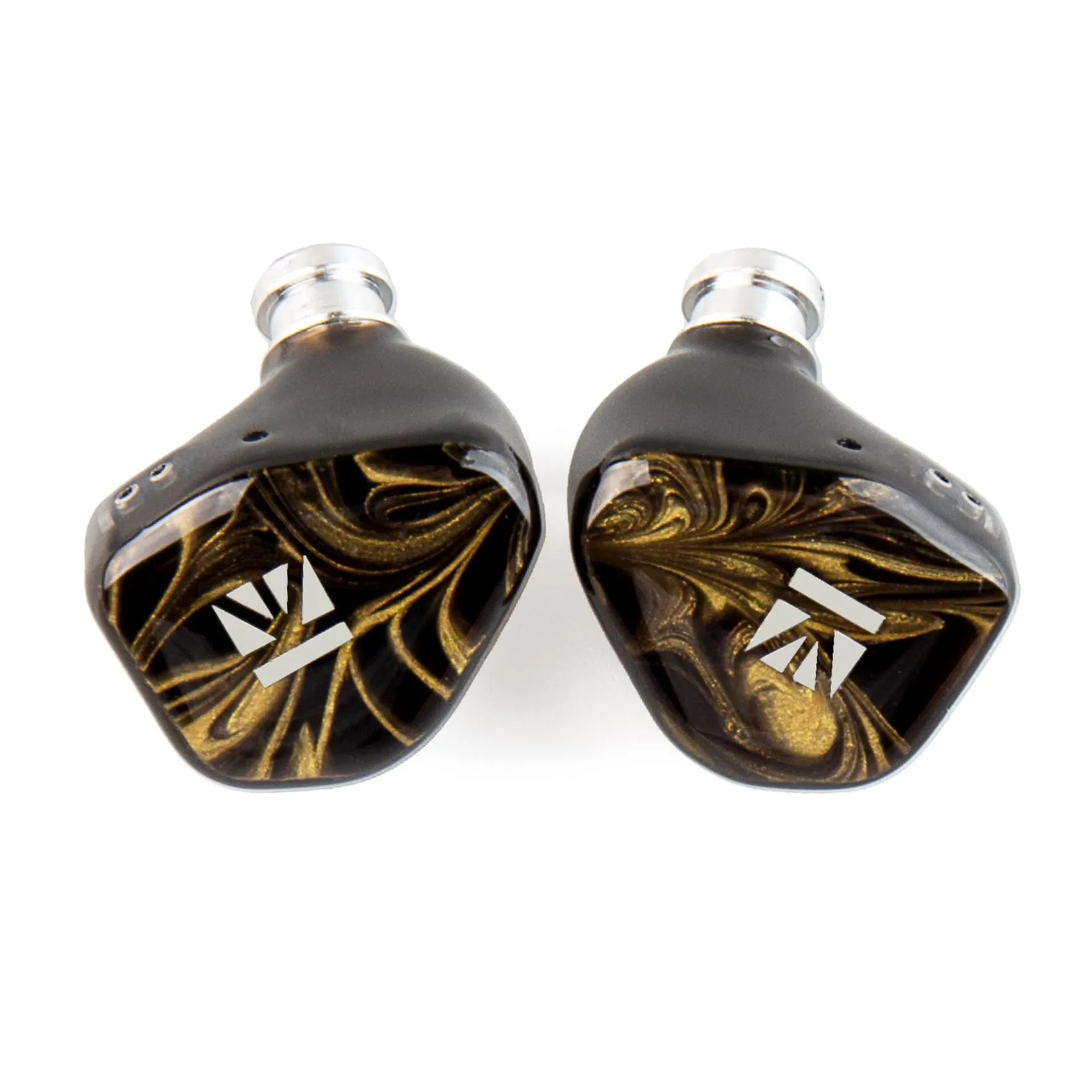 KBEAR KB01 Gold IEM Earphones with 10mm Beryllium Drivers, Detachable Cable & Noise Isolation