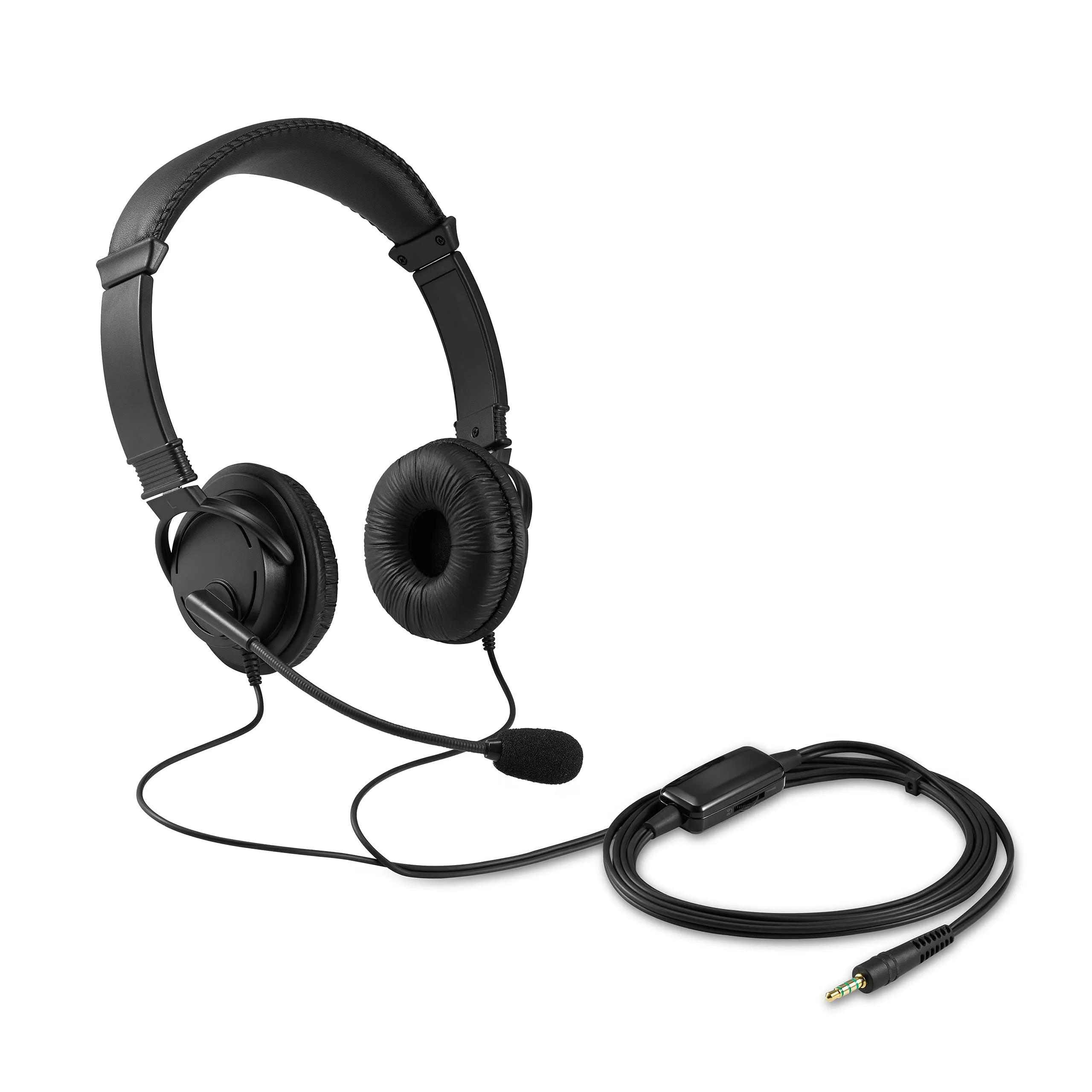 Kensington Hi-Fi 3.5mm Headphones with Mic, Volume Control & Noise-Canceling Feature