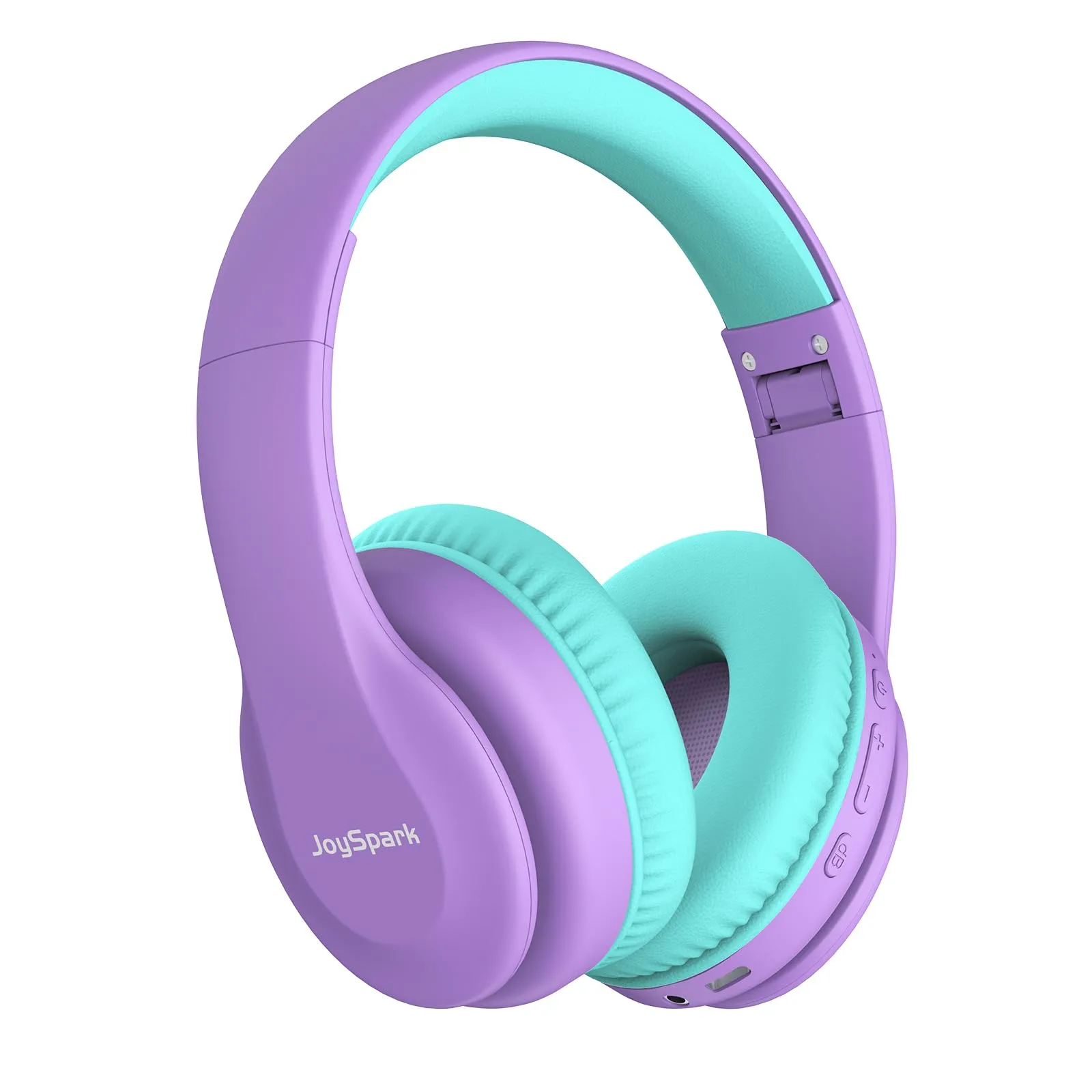 Kids Bluetooth Headphones - Lightweight Wireless Over-Ear, 85/94dB Volume Limited, 60H Playtime, Purple