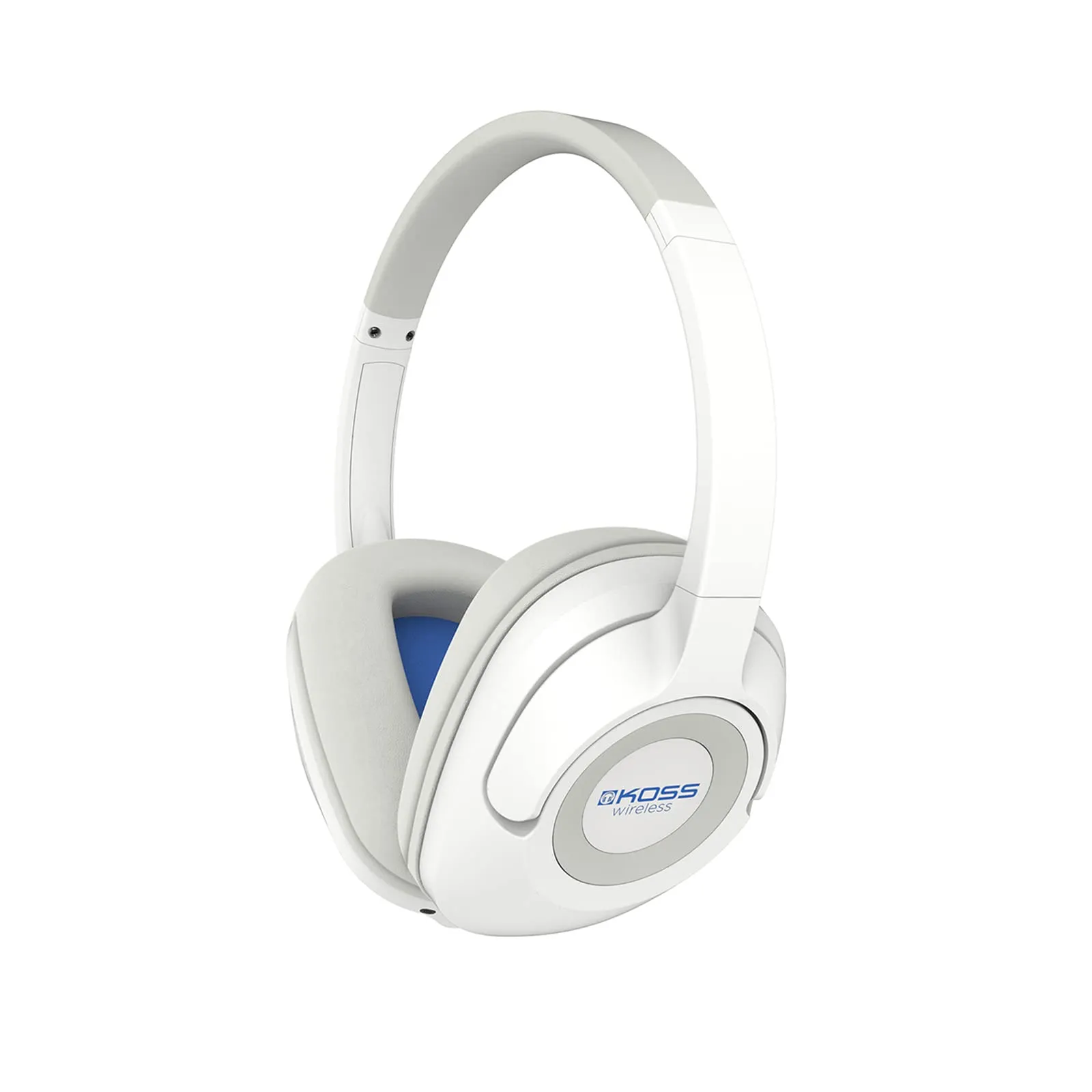 Koss BT539iW Wireless Bluetooth Over-Ear Headphones with Microphone and Touch Controls, White