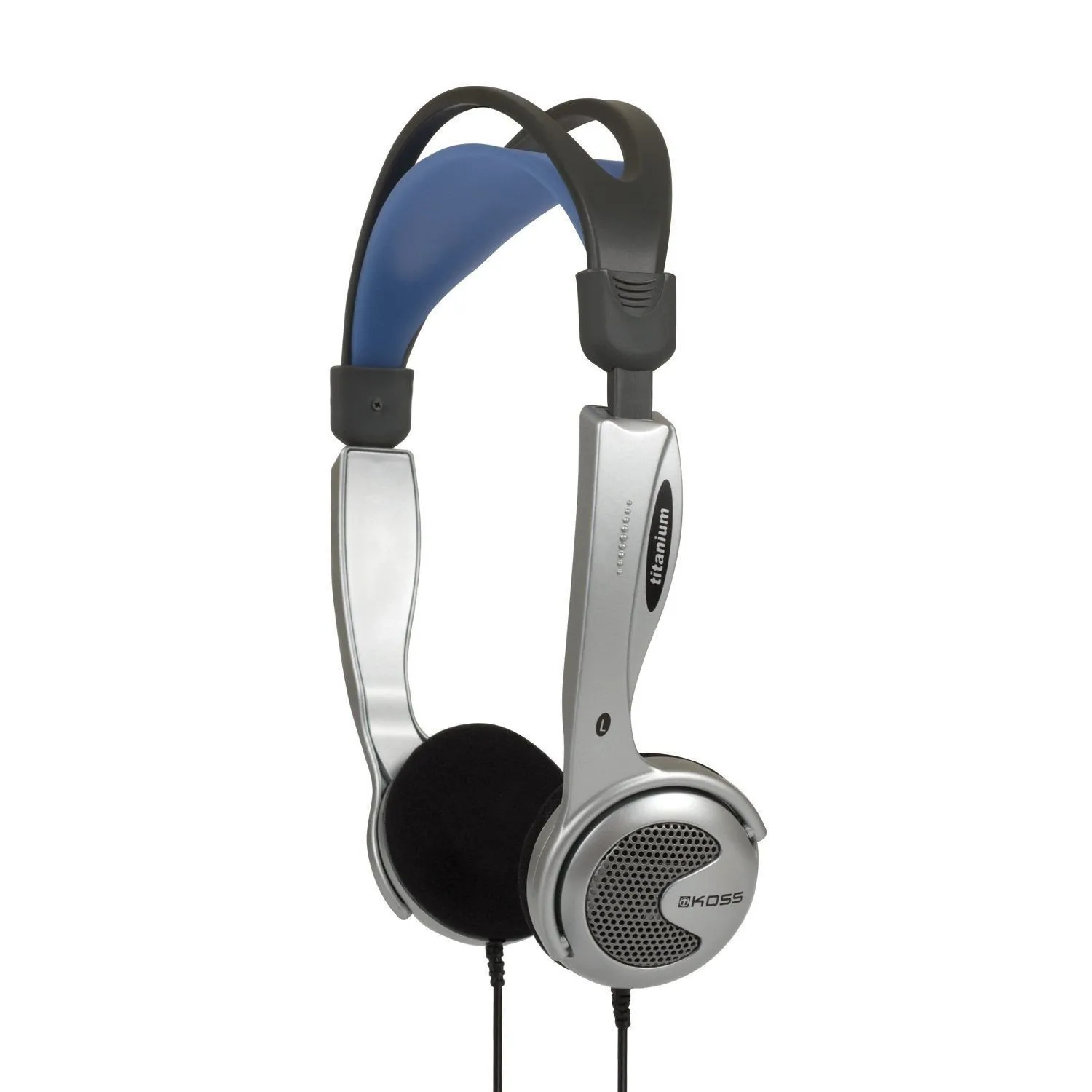 Koss KTXPRO1 Titanium Portable Headphones with Volume Control - Lightweight, Adjustable Fit