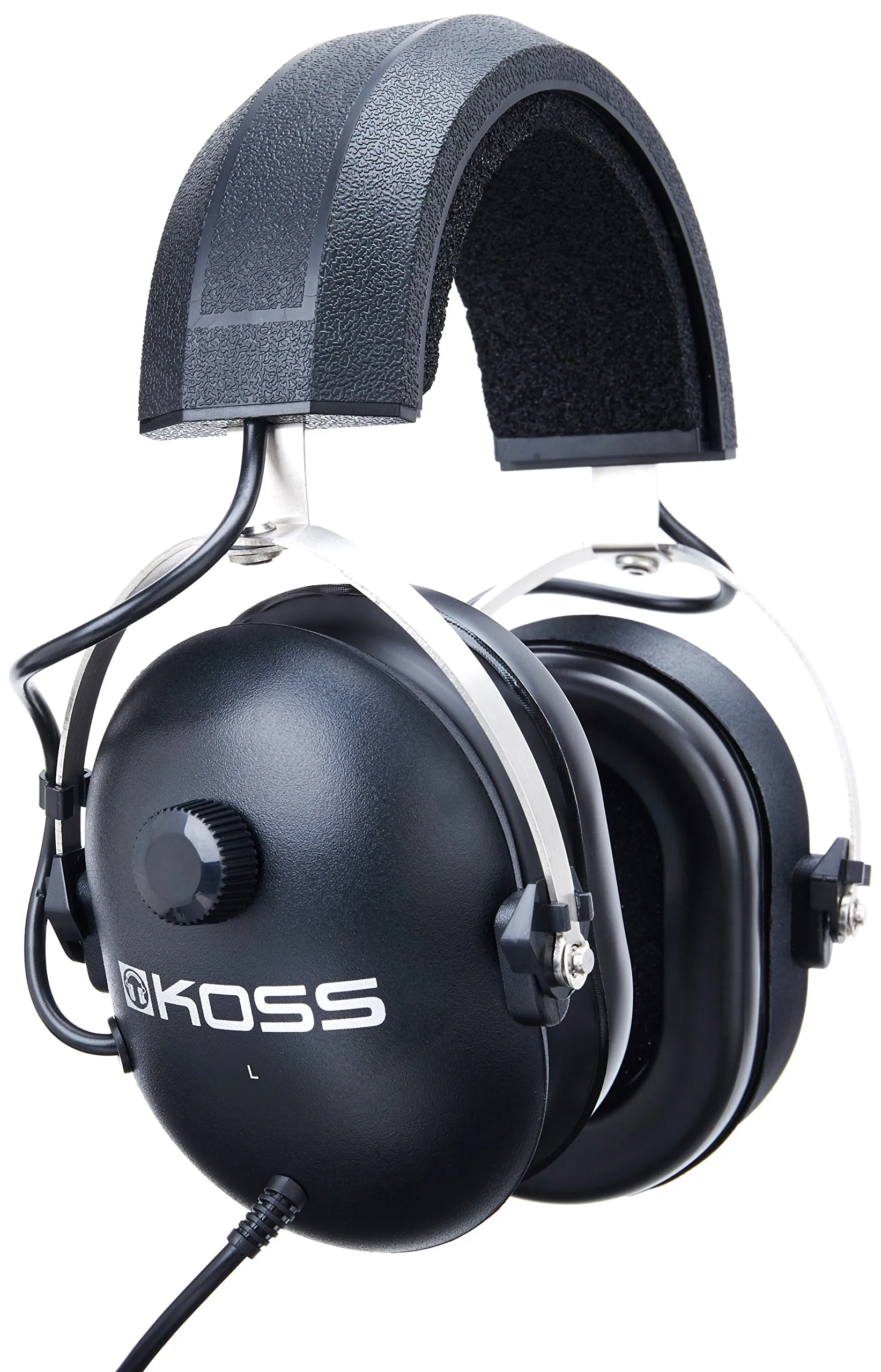 Koss QZ-99 Black Noise Reduction Headphones with Volume Control and Stereo/Mono Switch