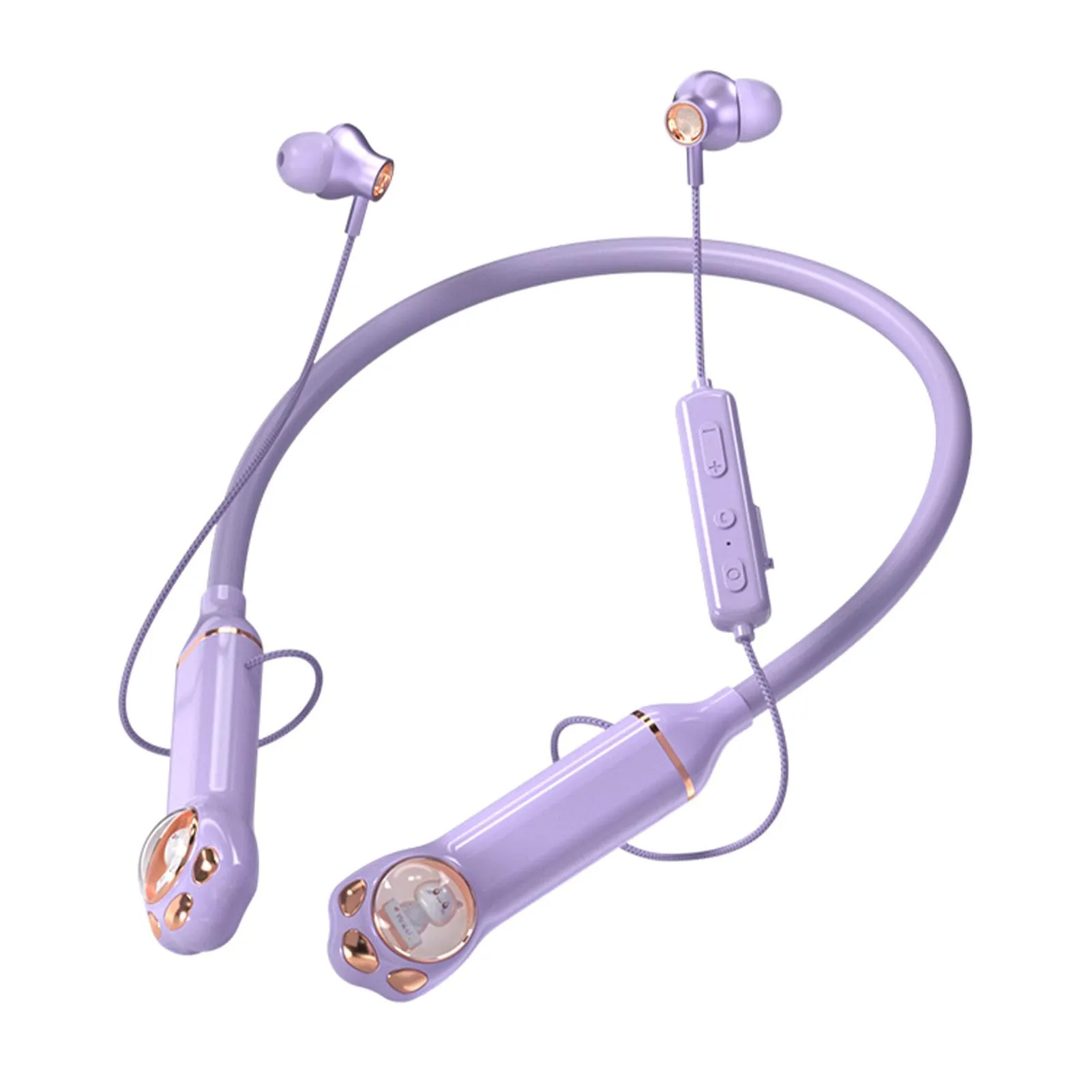 Loluka Neckband Bluetooth Headphones for Kids - IPX5 Waterproof, Lightweight, Ergonomic Design