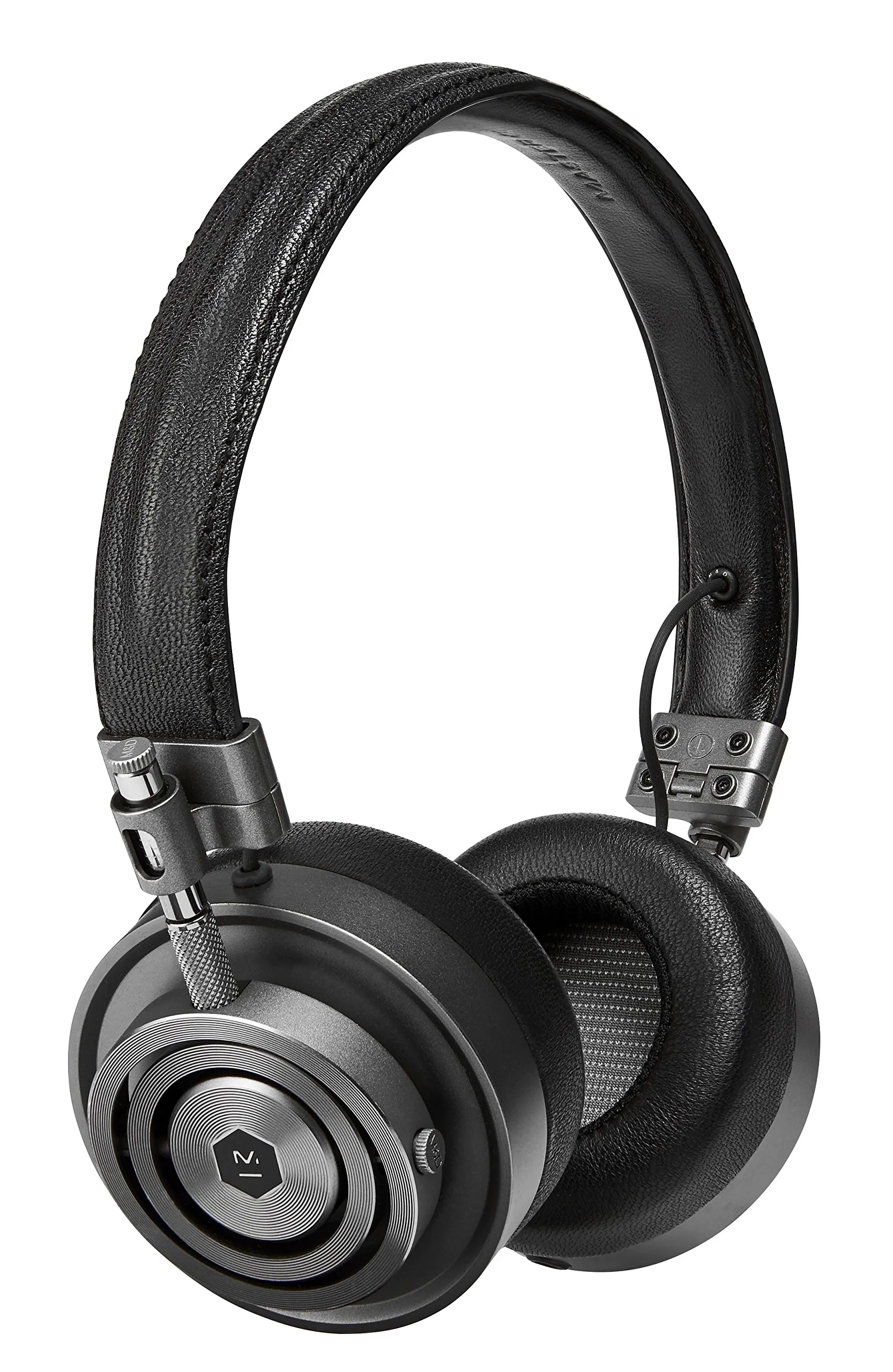 Master & Dynamic MH30 Gunmetal Foldable Leather Headphones - Superior Sound Quality & Design