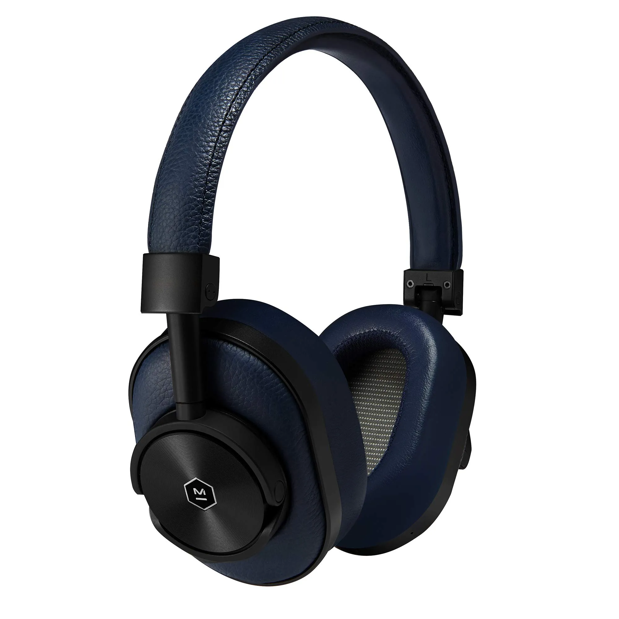 Master & Dynamic MW60-B4 Wireless Bluetooth Headphones - Over-Ear Noise Isolating, Black/Navy