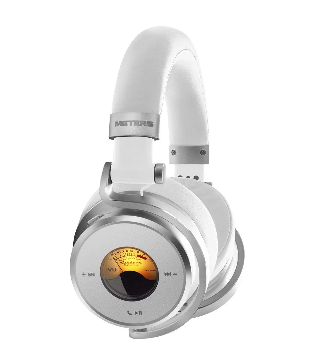 Meters OV-1-B-Connect Over-Ear Active Noise Canceling Bluetooth Headphones - White