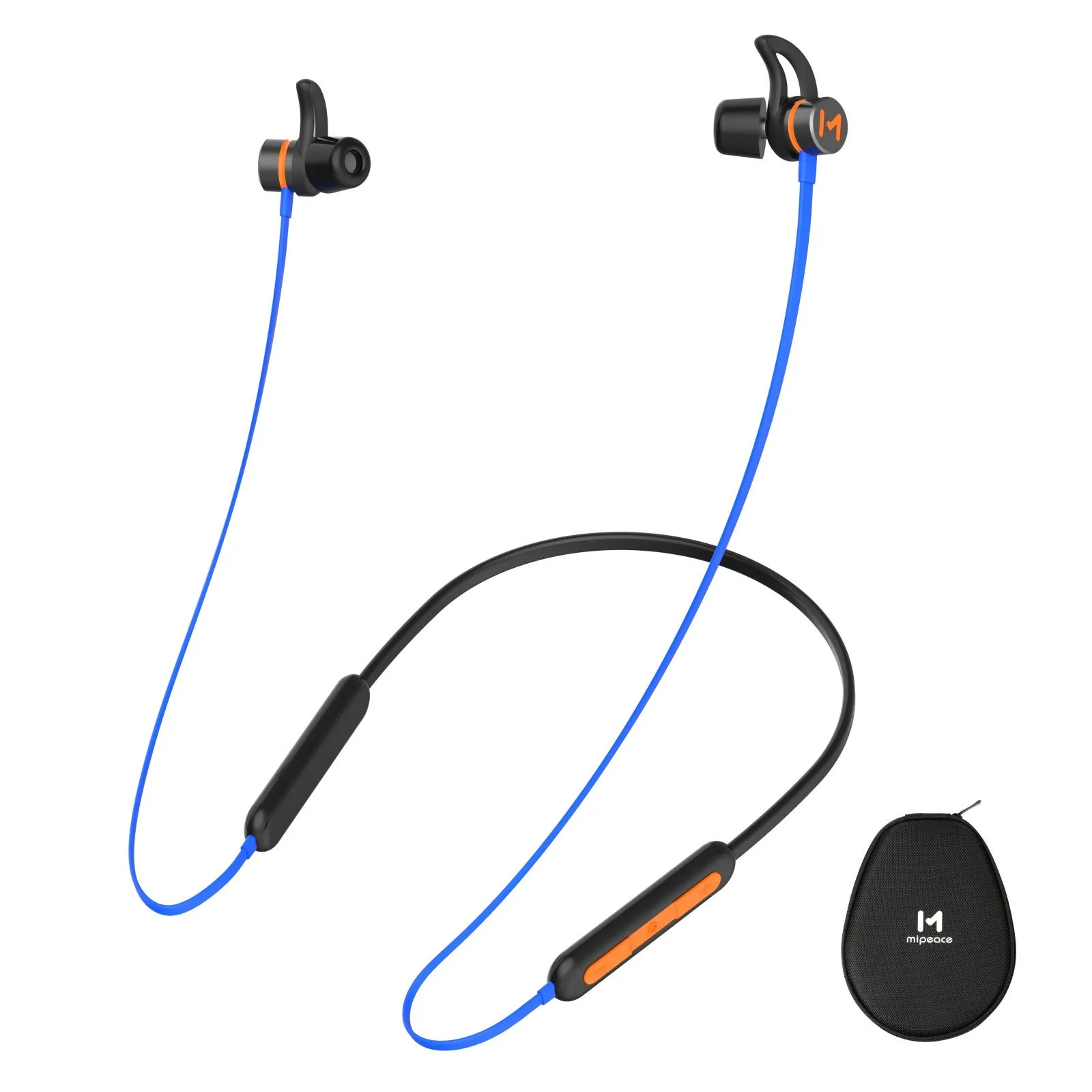 MIPEACE Bluetooth Noise Reduction Headphones - 29dB Noise Isolating Wireless Neckband Earbuds