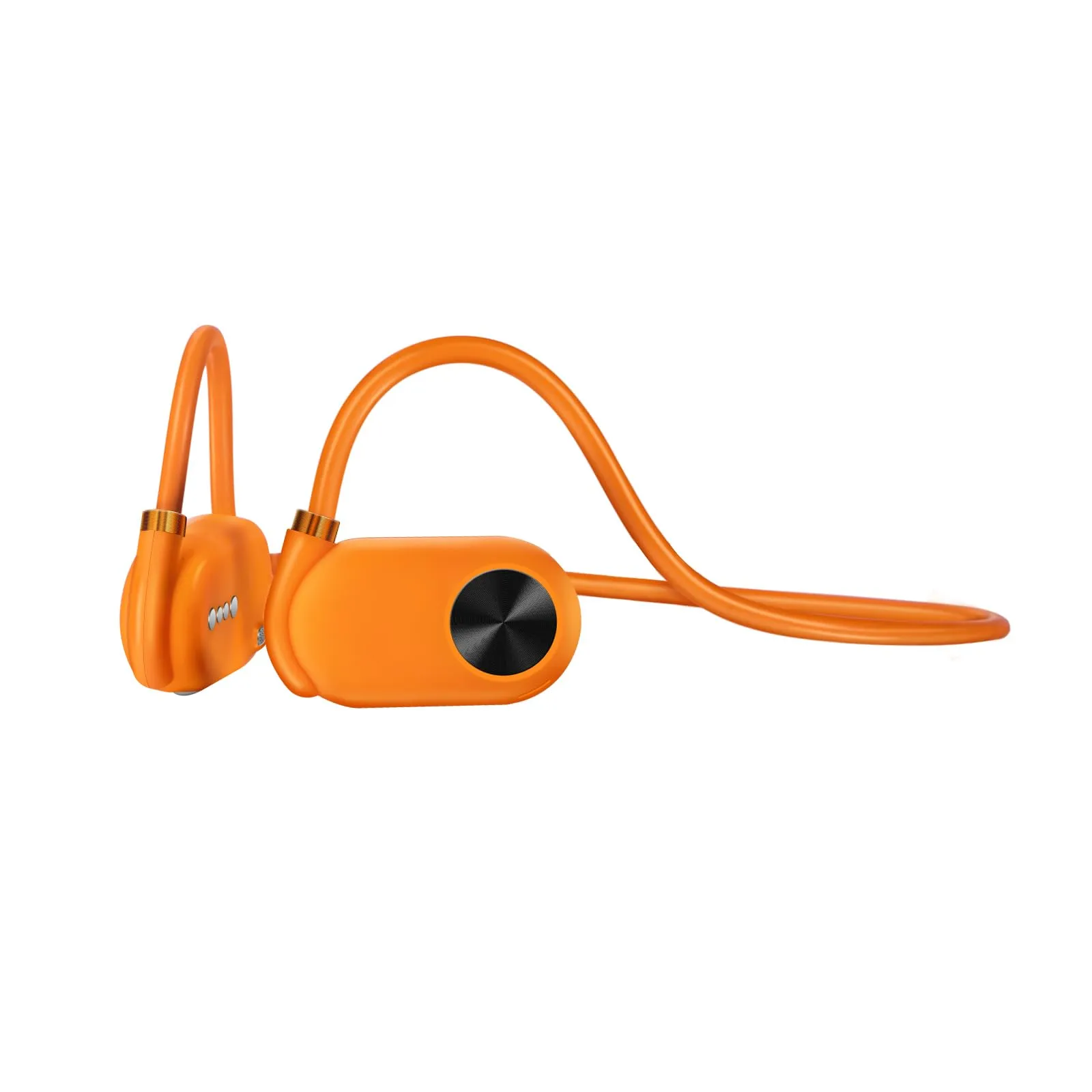 MOEEN Open Ear Headphones - Directional Transmission, 8-Hour Endurance, Zero Latency, Orange