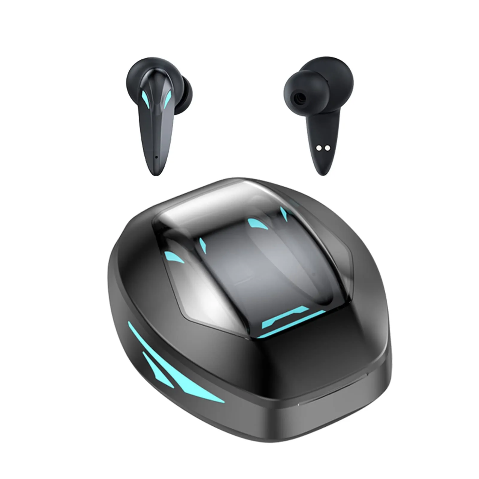 Noise Cancelling Wireless Earbuds Bluetooth 5.3, Waterproof, Hi-Fi Sound, Built-in Mic, Black