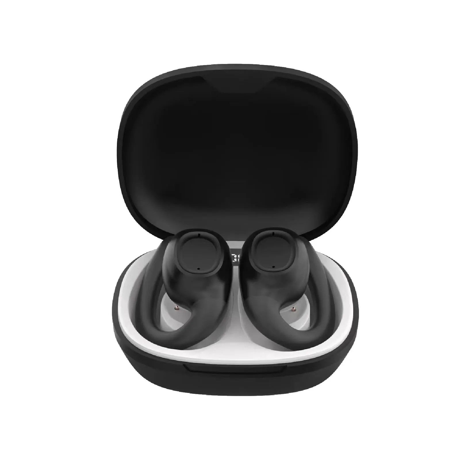 Open Ear Bluetooth Bone Conduction Headphones with Earhooks - Comfortable, Immersive Sound