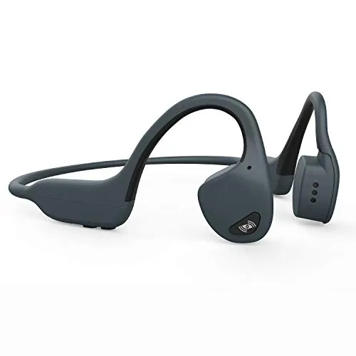 Open Ear Wireless Sport Bluetooth Headphones - Ultra-Lightweight, Long Battery Life, Grey