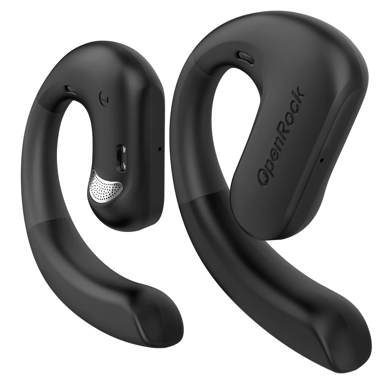 OpenRock S Open-Ear Bluetooth Headphones, 60H Playtime, IPX5 Waterproof, Deep Bass, Adjustable Fit