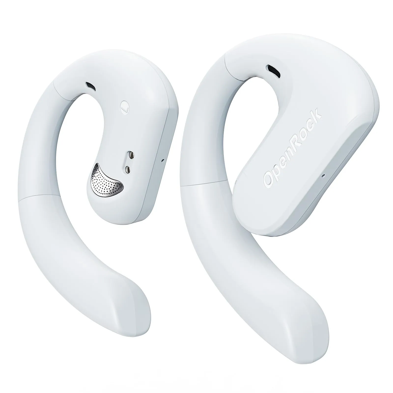 OpenRock S Open-Ear Headphones - 60H Playtime, Adjustable Earhooks, Bluetooth 5.3, IPX5 Waterproof