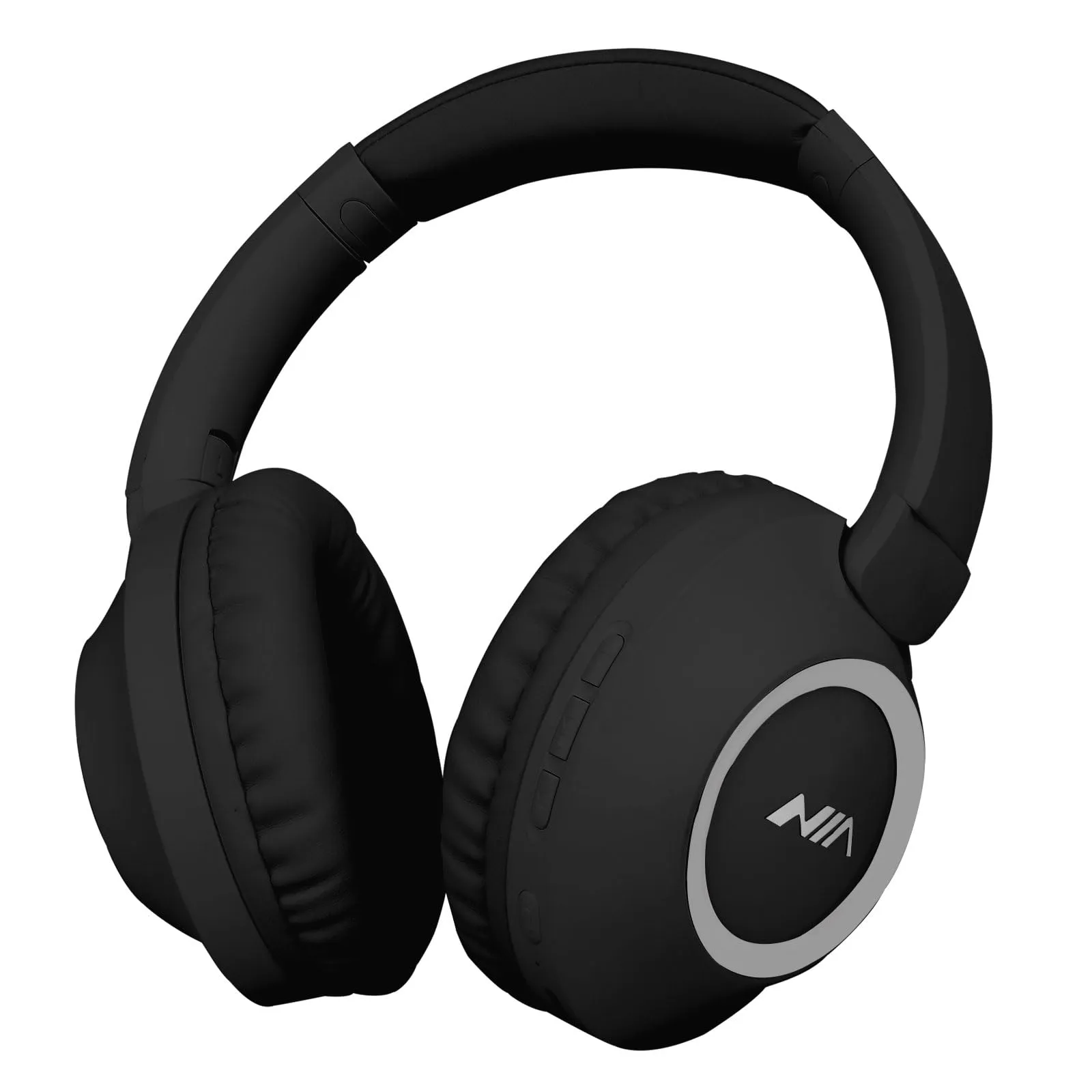 Over Ear Bluetooth Headphones NX200, Foldable Wireless with 20H Playtime, Bluetooth 5.3, Black