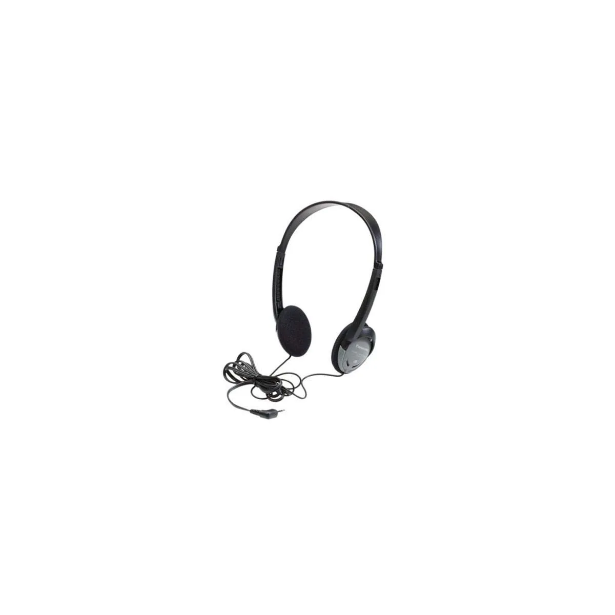 Panasonic On-Ear Lightweight Headphones XBS RP-HT21 Black & Silver, Wired, Comfortable Fit