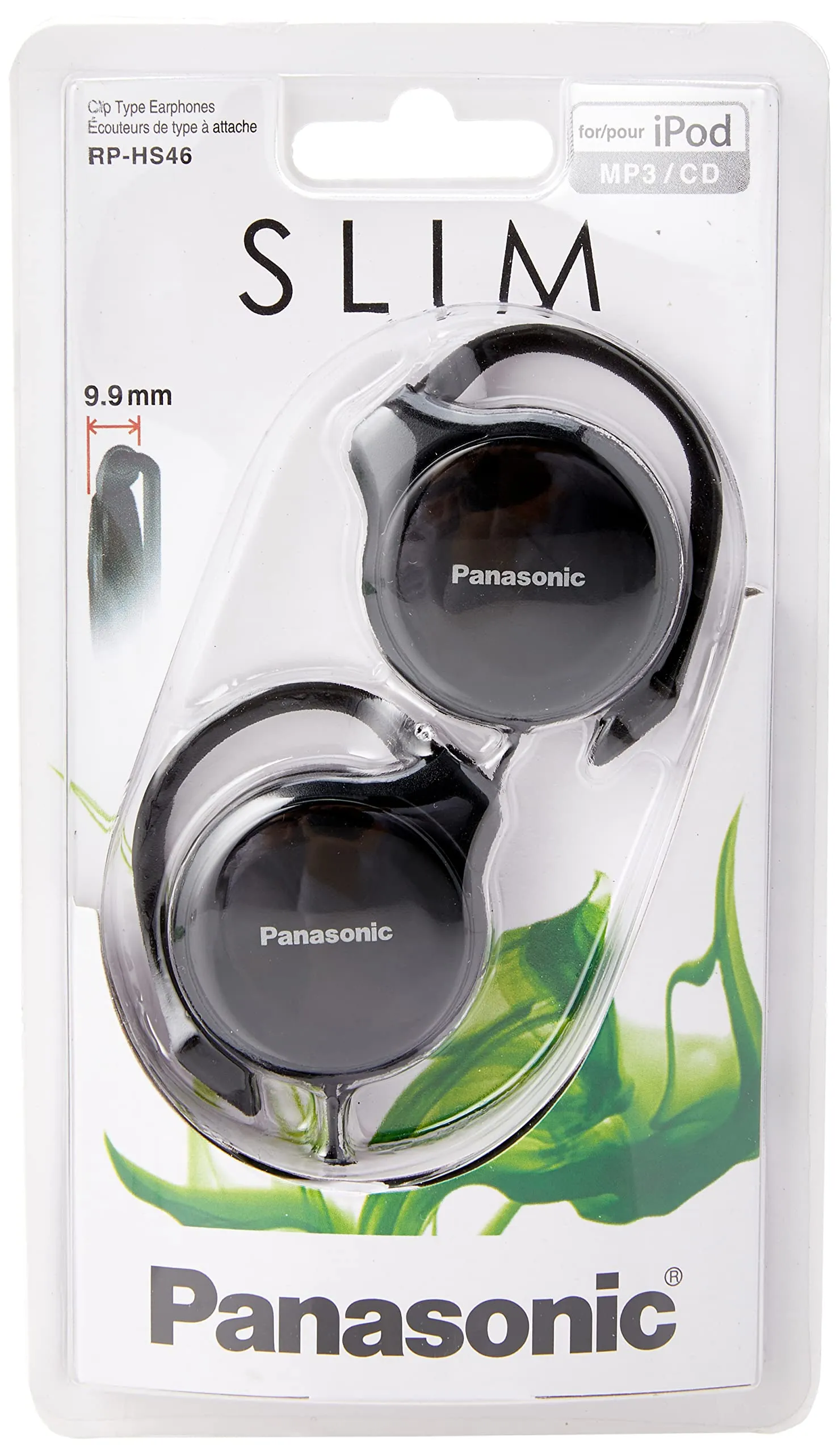 Panasonic RP-HS 46 E-K Black - High-Quality In-Ear Headphones with Exceptional Sound Quality