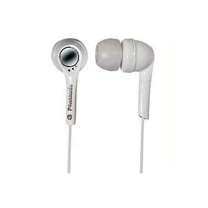 Panasonic Stereo Earbud Headphones with 11.5mm Neodymium Magnet, 6Hz-25kHz Frequency Response