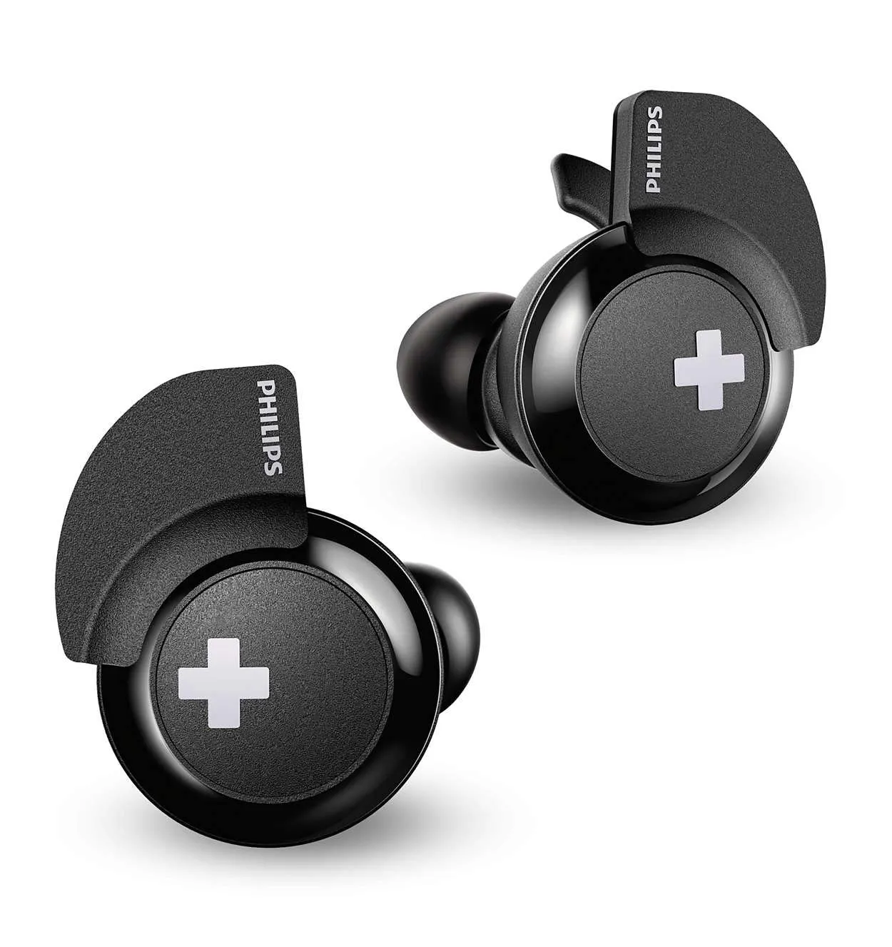 PHILIPS Bass+ SHB4385 Wireless Bluetooth Earbuds - Black, 12 Hours Playtime, Hands-Free Calling