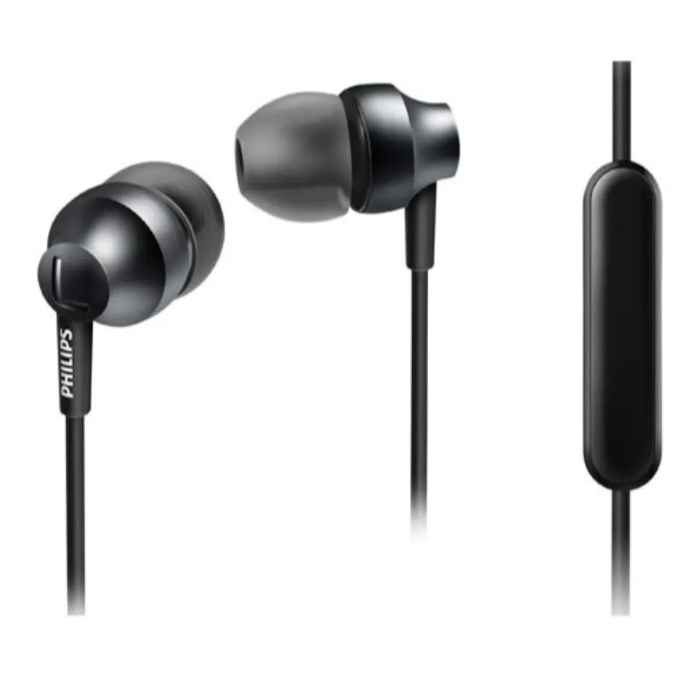 Philips MyJam Chromz In-Ear Headphones - Black & Silver, Powerful Sound, Stylish Design