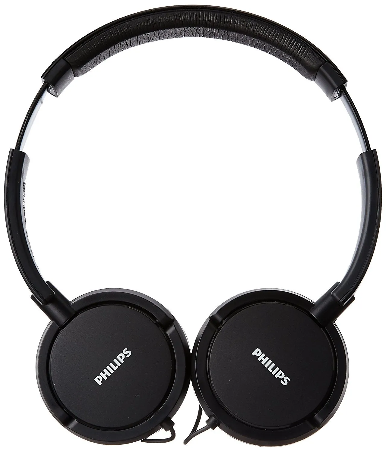 Philips SHL5000/00 On-Ear Headphones with Deep Bass - Lightweight, Foldable, Microphone, Black