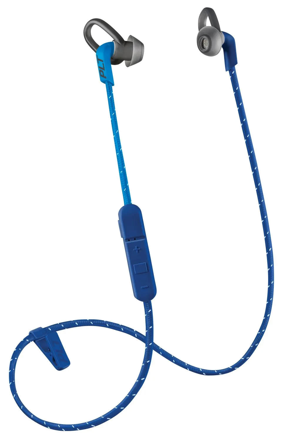 Plantronics BackBeat FIT 300 Wireless Sport Earbuds - Dark Blue/Blue, Sweatproof, Noise-Isolating