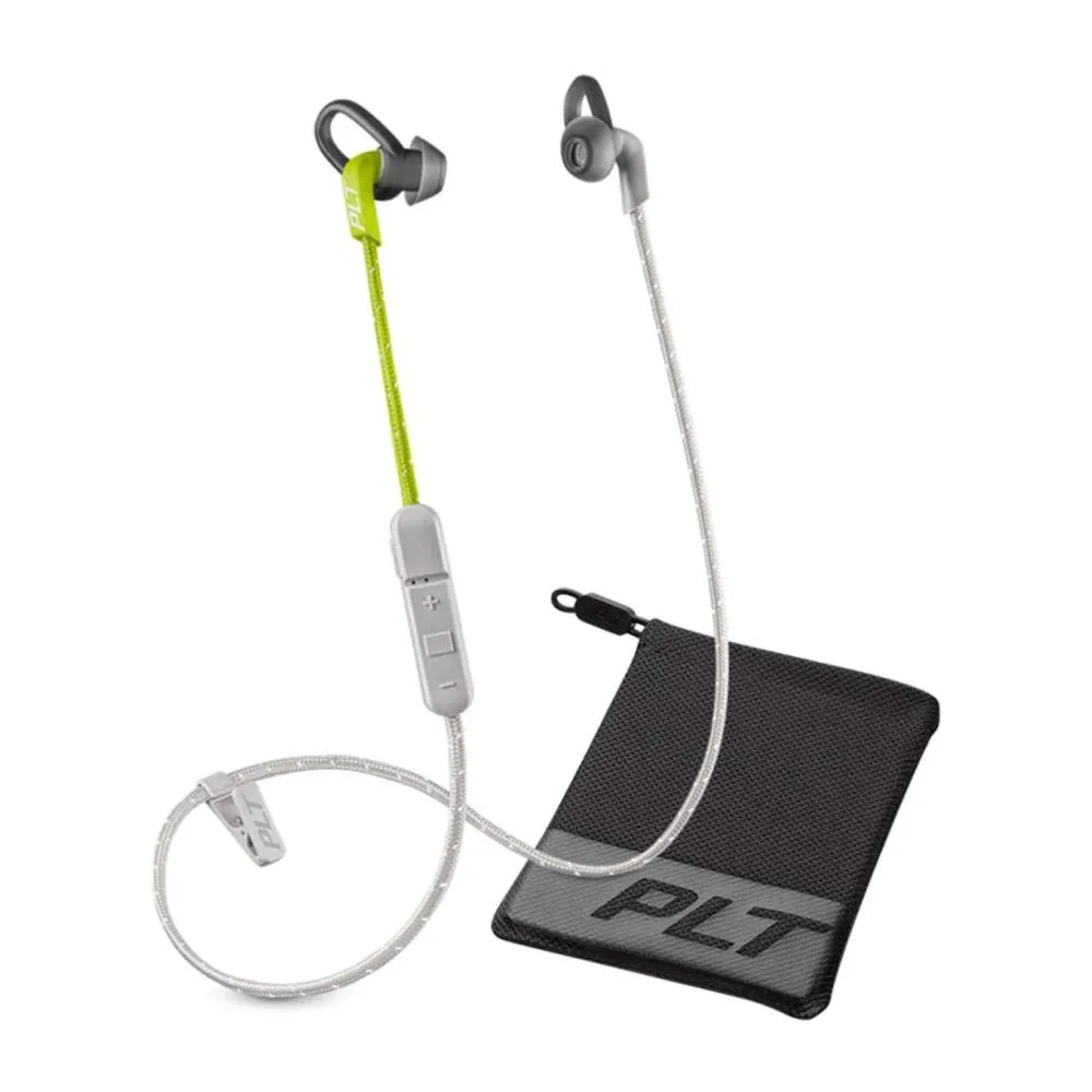 Plantronics BackBeat FIT 305 Sweatproof Sport Earbuds Wireless Headphones Green Renewed