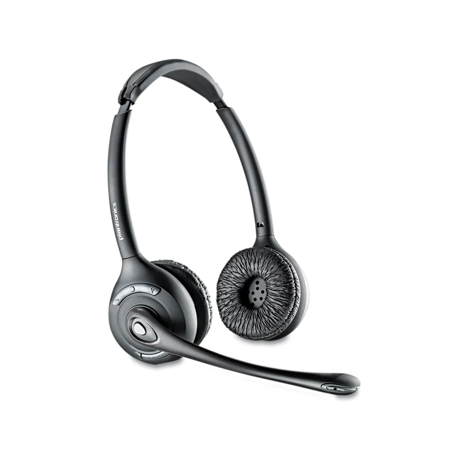 Plantronics CS520 Binaural Over-The-Head Wireless Headset with 10h Talk Time and Noise-Canceling Mic