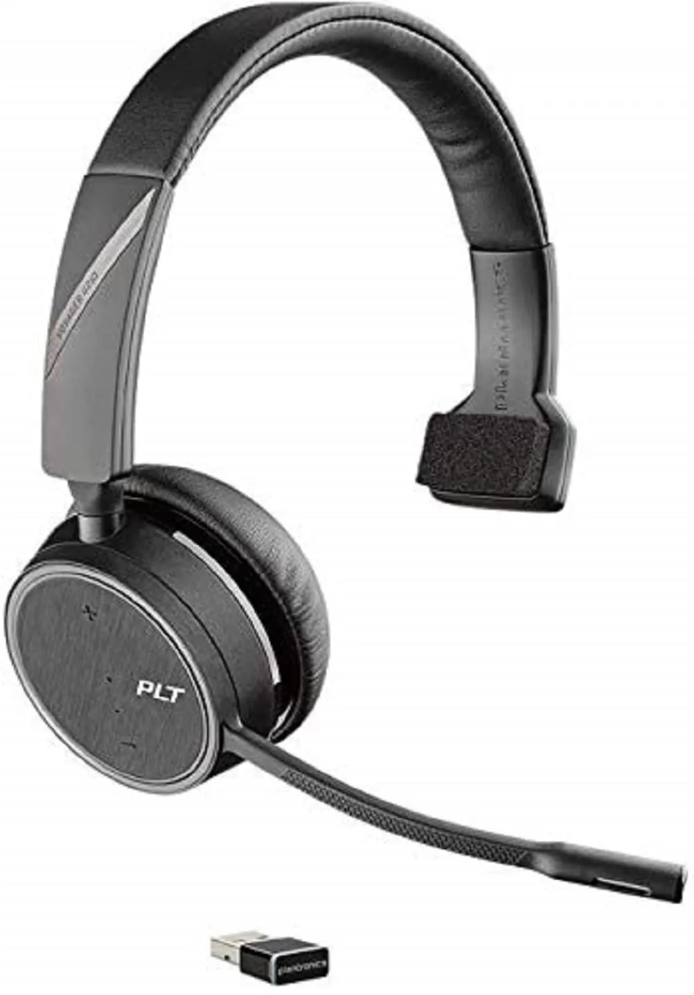 Plantronics Voyager 4210 USB-A Bluetooth Wireless Headset - Black, Crystal-clear Audio, Mono/Stereo