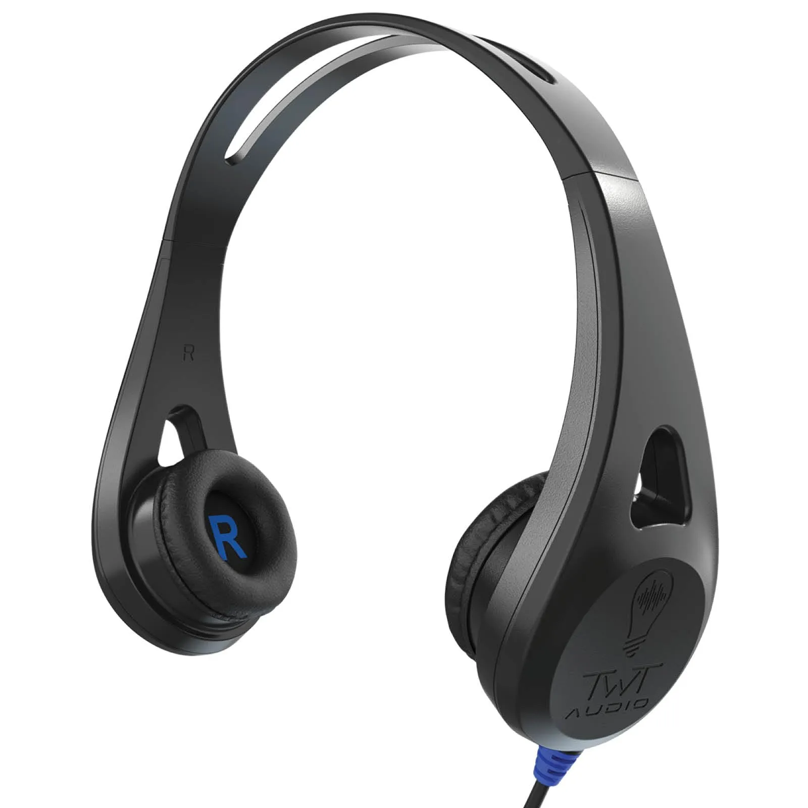 Premium On-Ear Noise Reducing Ergonomic Black Headphones by ThinkWrite Technologies TW100