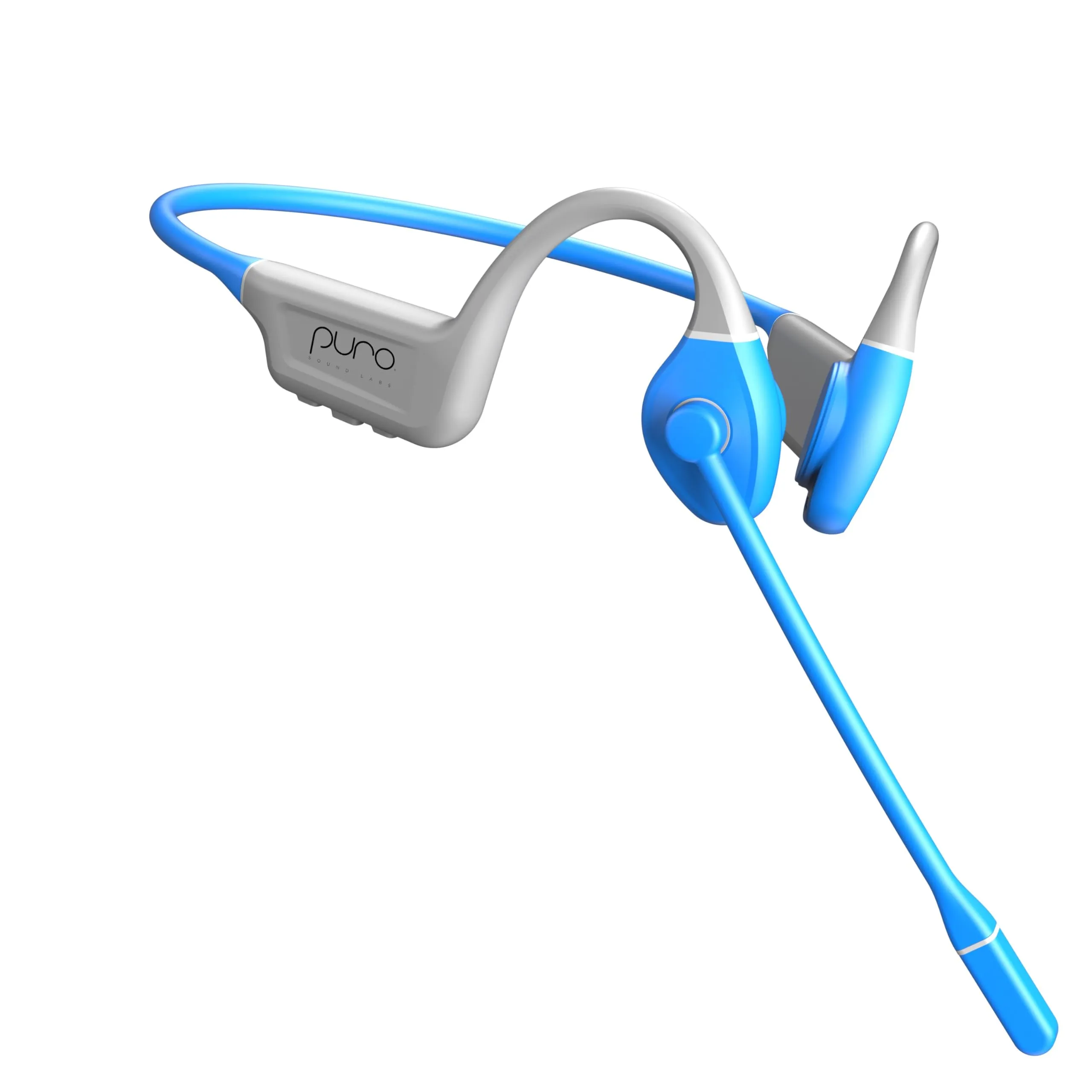 PuroFlex-Kids Bluetooth 5.3 Bone Conduction Headphones - Open-Ear, Sweat Resistant, Teal