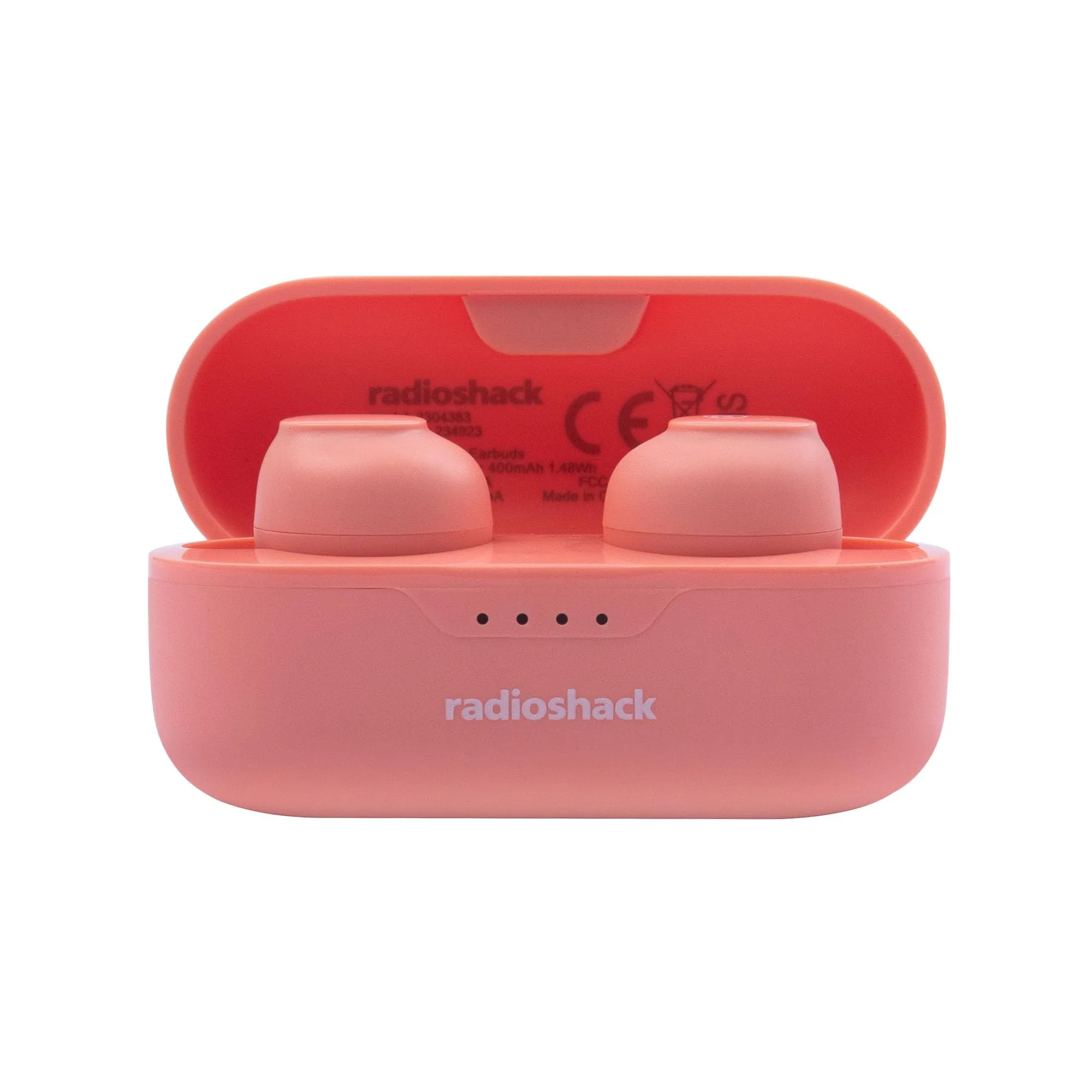 RadioShack High Performance Pink Wireless Headphones, Noise Cancelling, IPX5 Waterproof, 400mAh