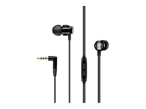 Sennheiser CX 300S Black Ear-Canal Headphones with Smart Remote and Enhanced Bass Response