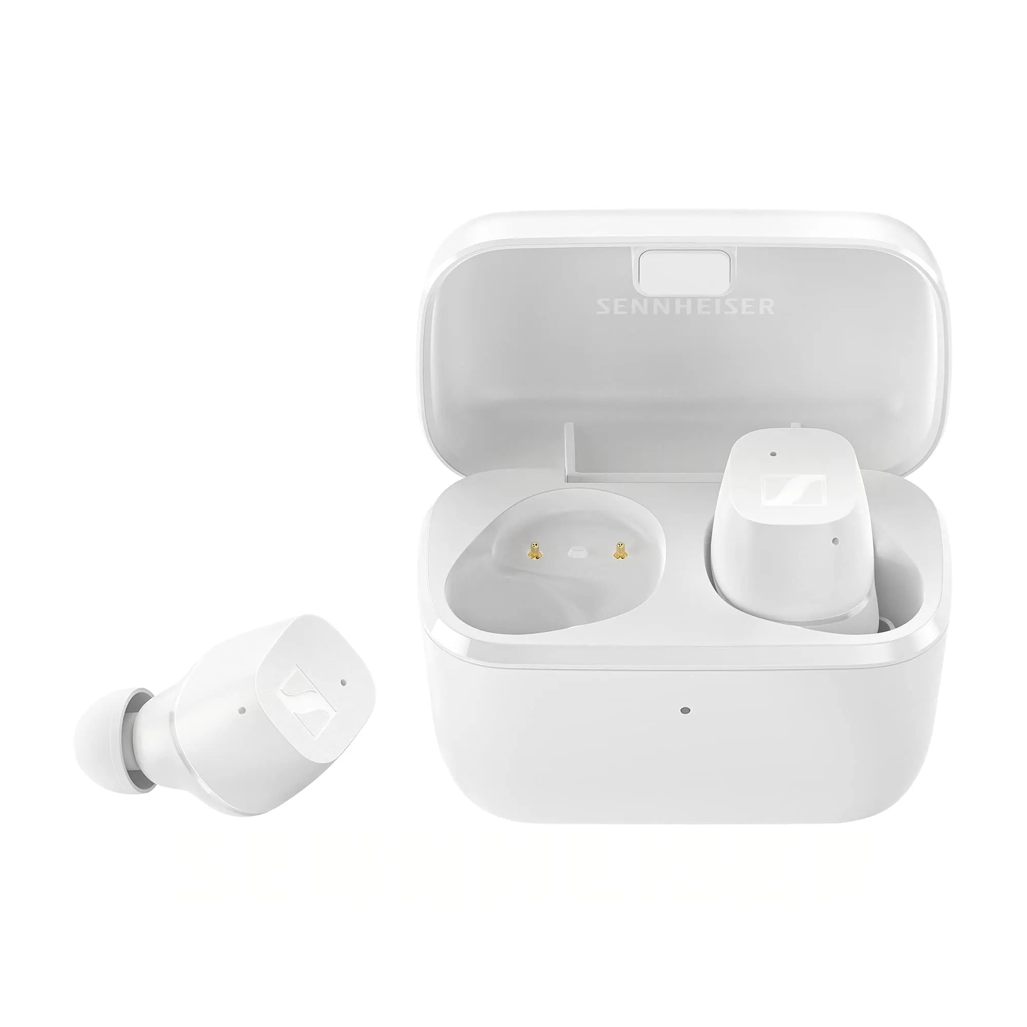 Sennheiser CX True Wireless Earbuds - Bluetooth In-Ear Headphones, 27-Hour Battery, White