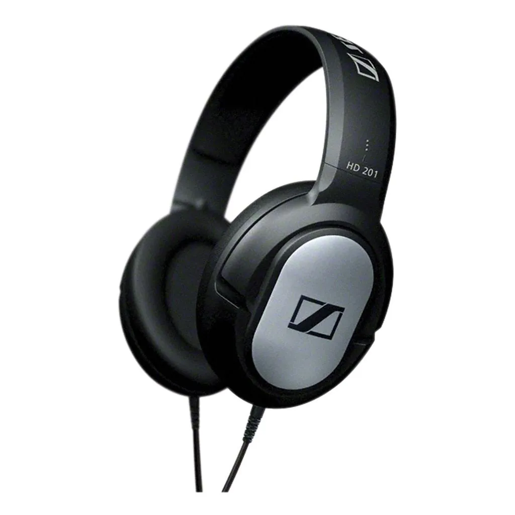 Sennheiser HD 201 Professional DJ Over-Ear Wired Headphones – Lightweight, Comfortable, Powerful Bass