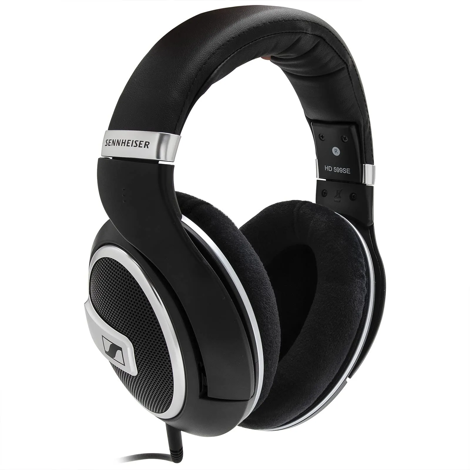 Sennheiser HD 599 SE Open Back Headphones - Black, Audiophile-Grade, Lightweight, Comfortable