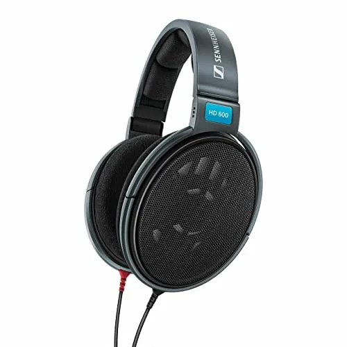 Sennheiser HD 600 Audiophile Hi-Res Open Back Dynamic Headphone, Black, 300 Ohms